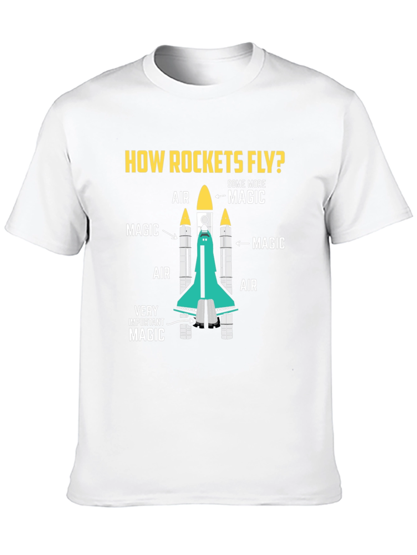 How Rockets Fly T-Shirt - Magic Science Tee