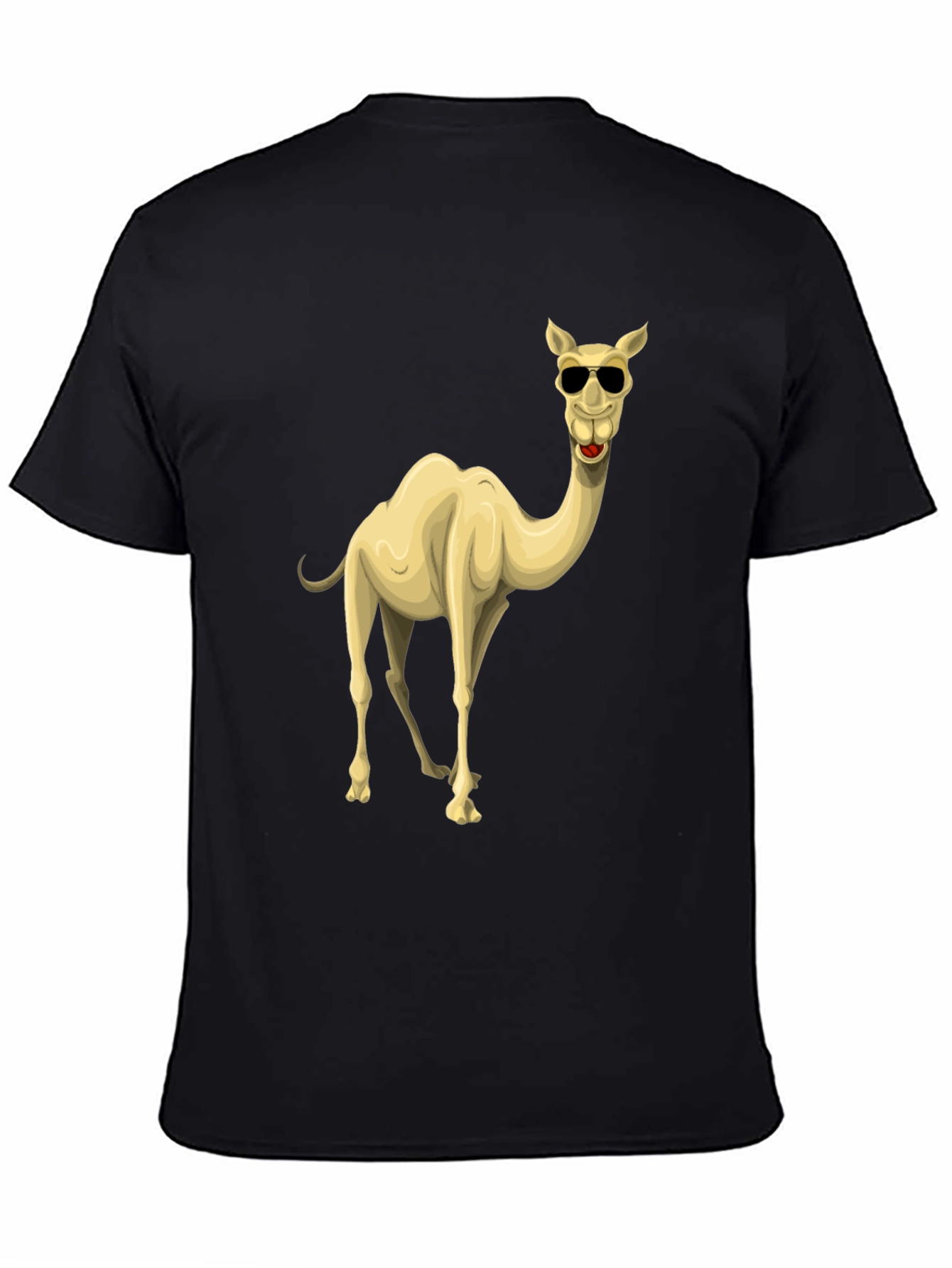 Cool Camel Black Graphic T-Shirt