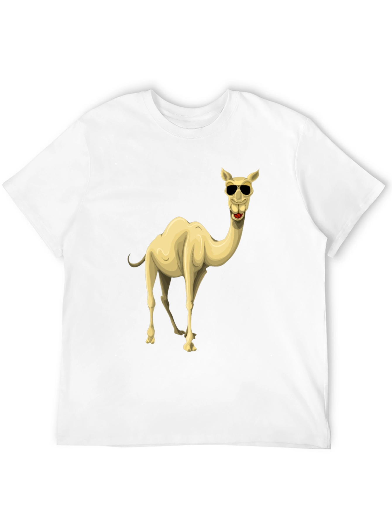 Cool Camel Black Graphic T-Shirt