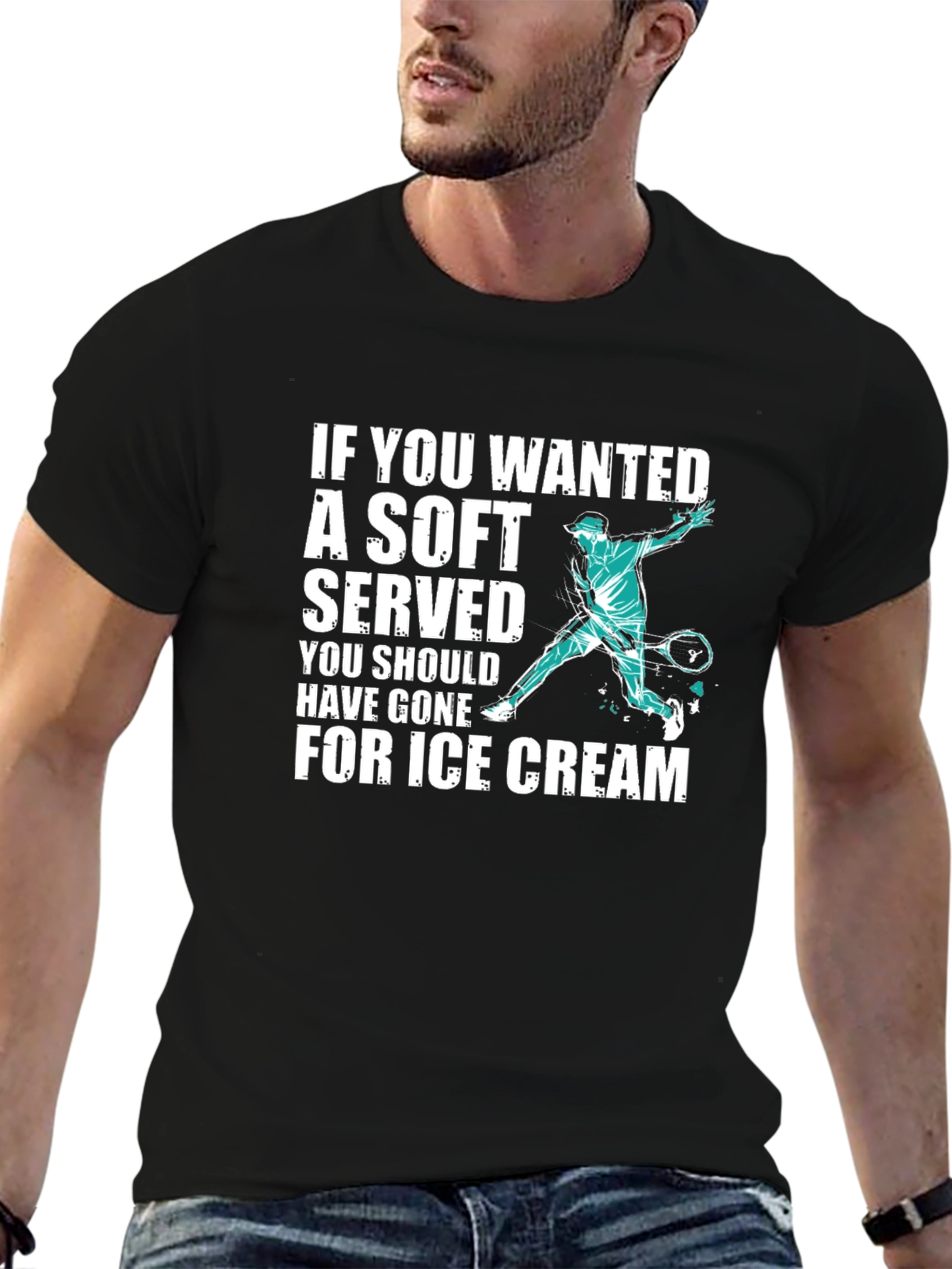 Funny Tennis T-Shirt: If You Wanted a Soft Serve