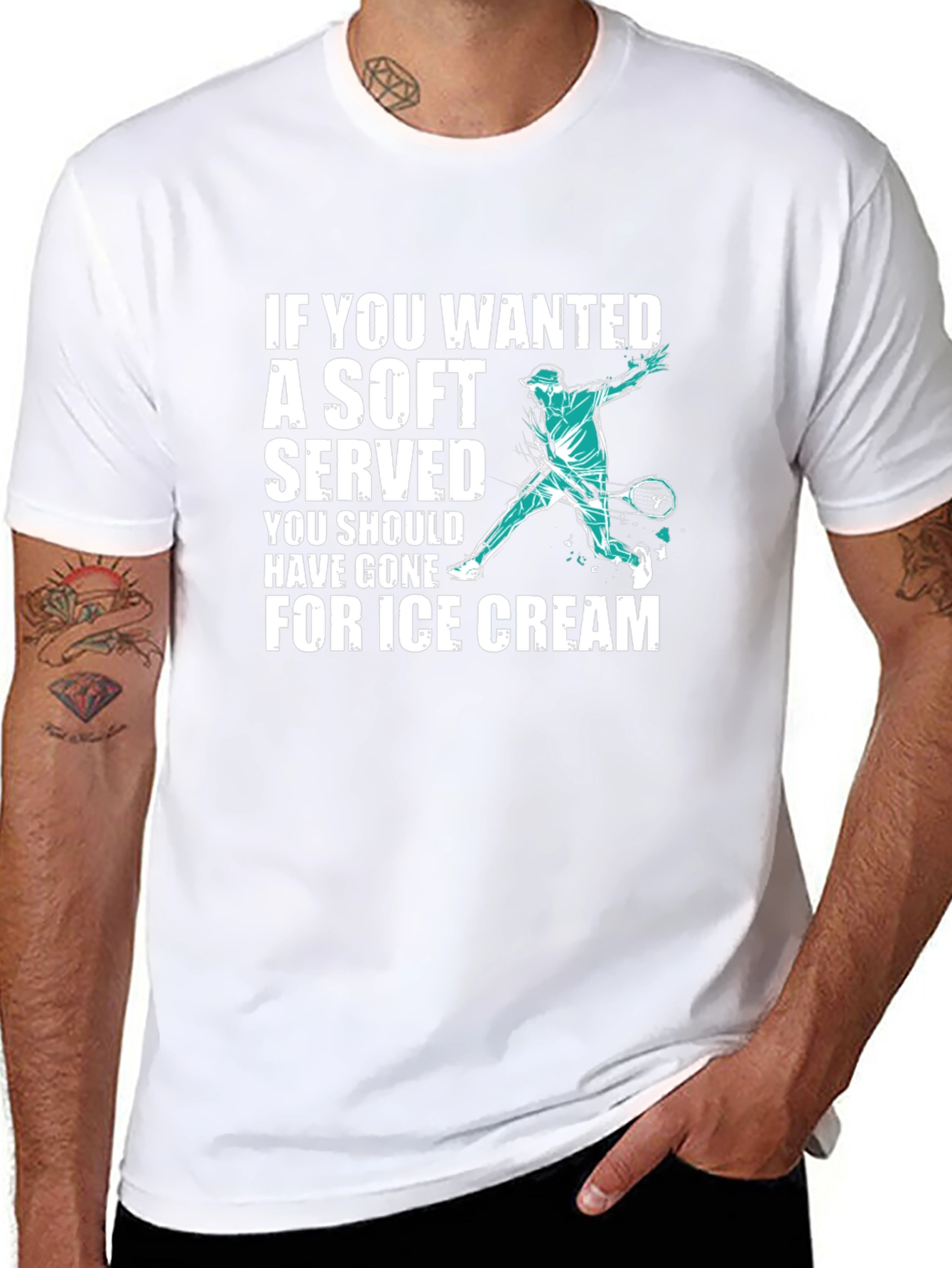 Funny Tennis T-Shirt: If You Wanted a Soft Serve