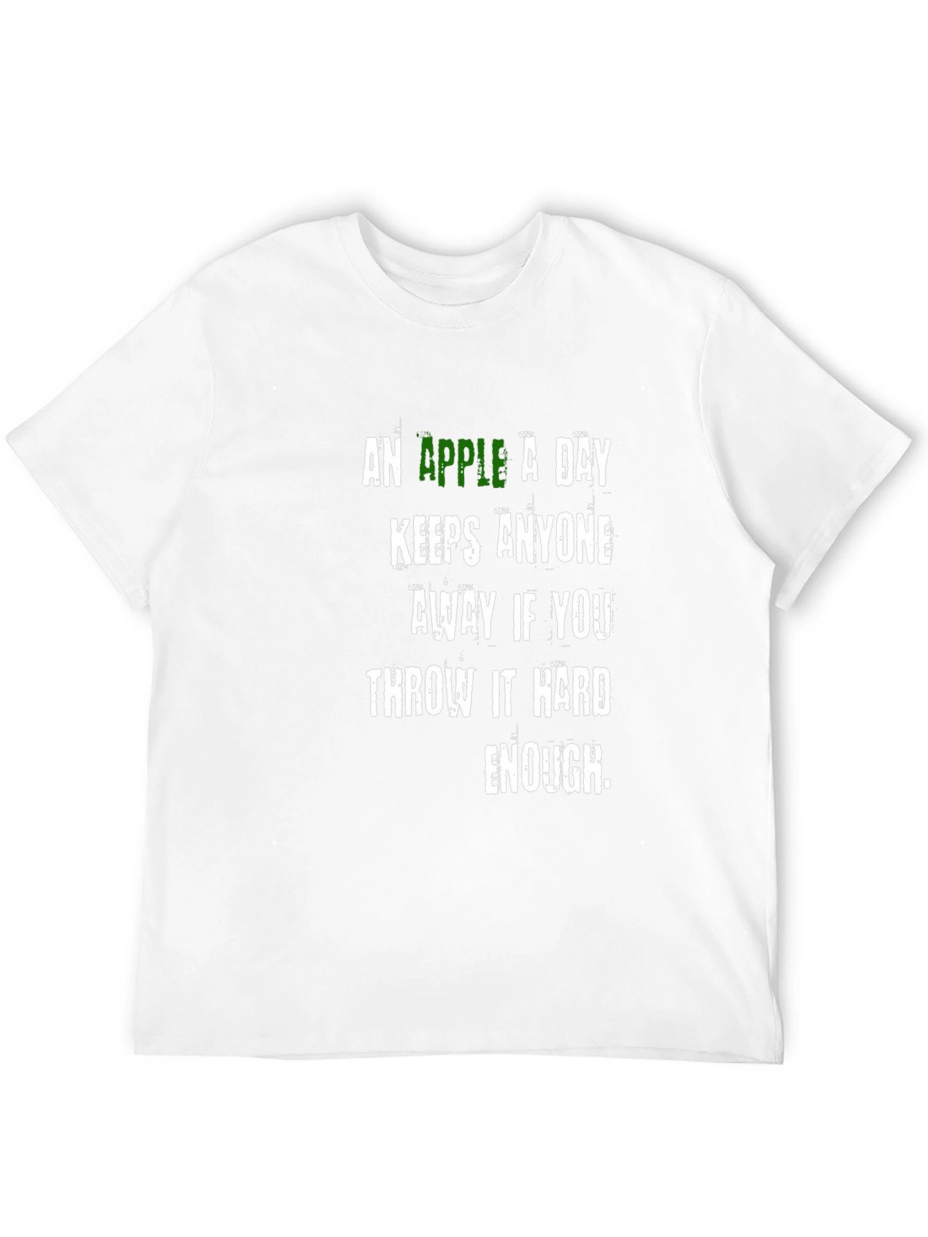 Humorous Apple Throw T-Shirt