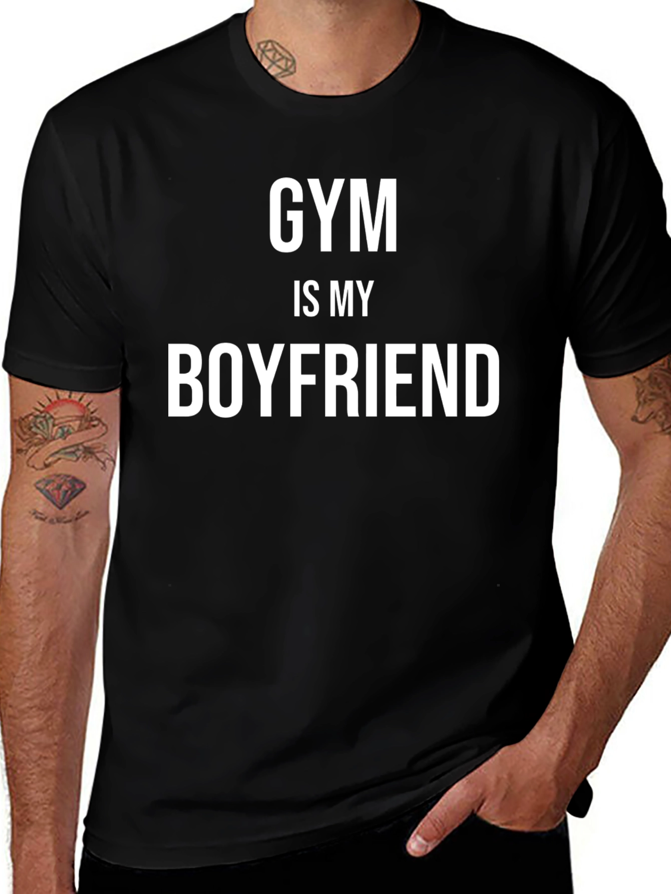 Gym is My Boyfriend T-Shirt - Fitness Apparel