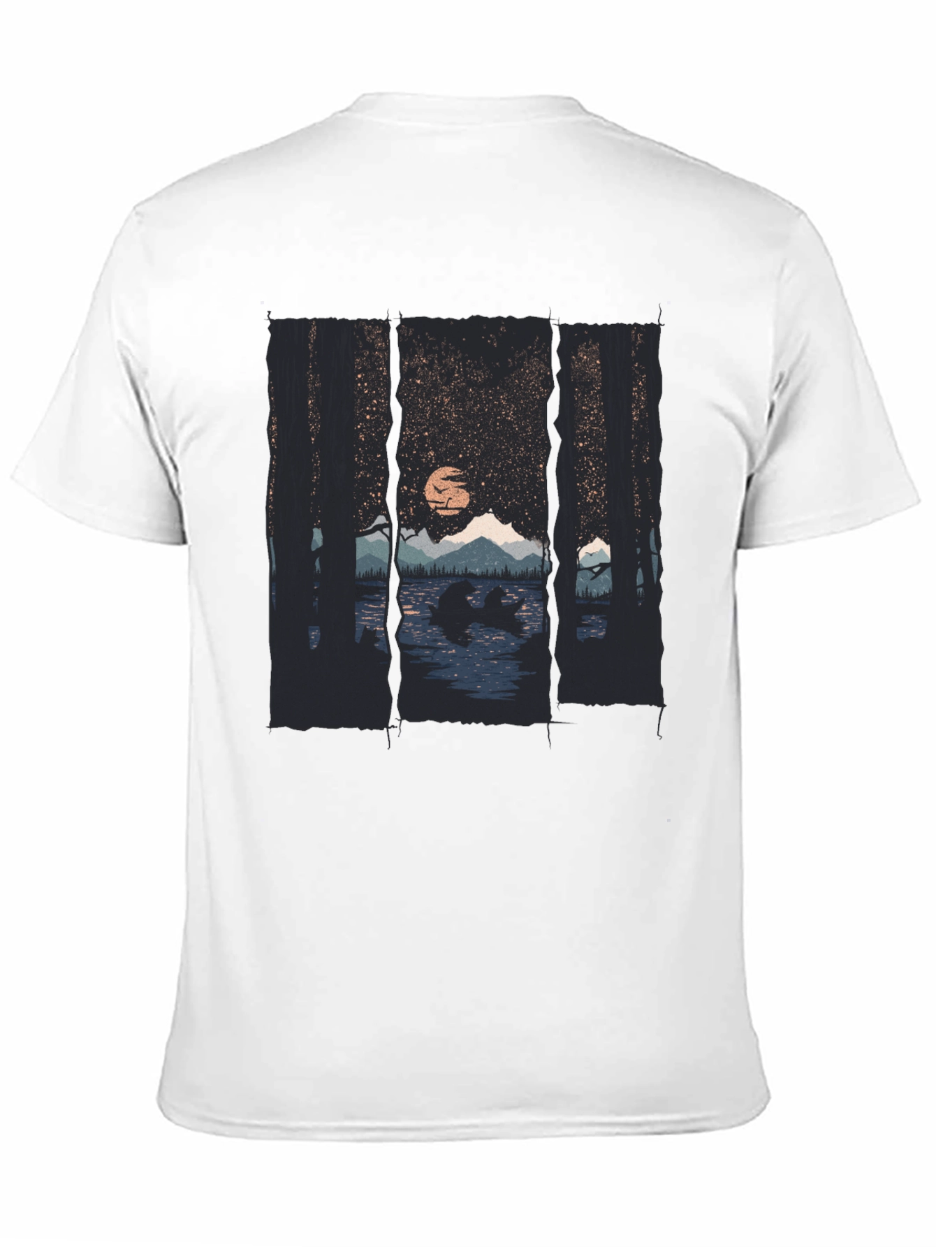 Mystic Lake Graphic Tee - Mens Black T-Shirt