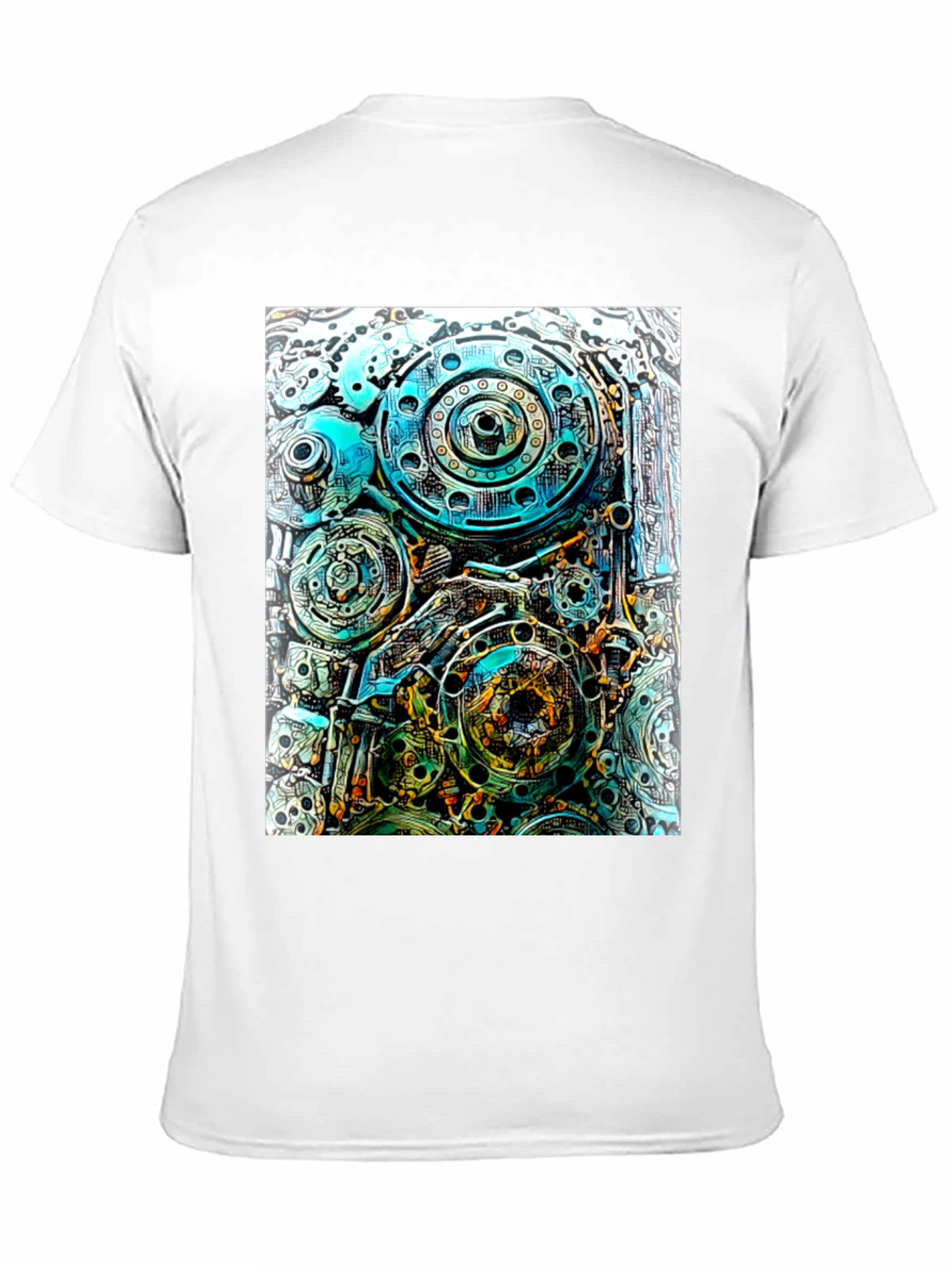 Steampunk Gear T-Shirt - Mechanical Design