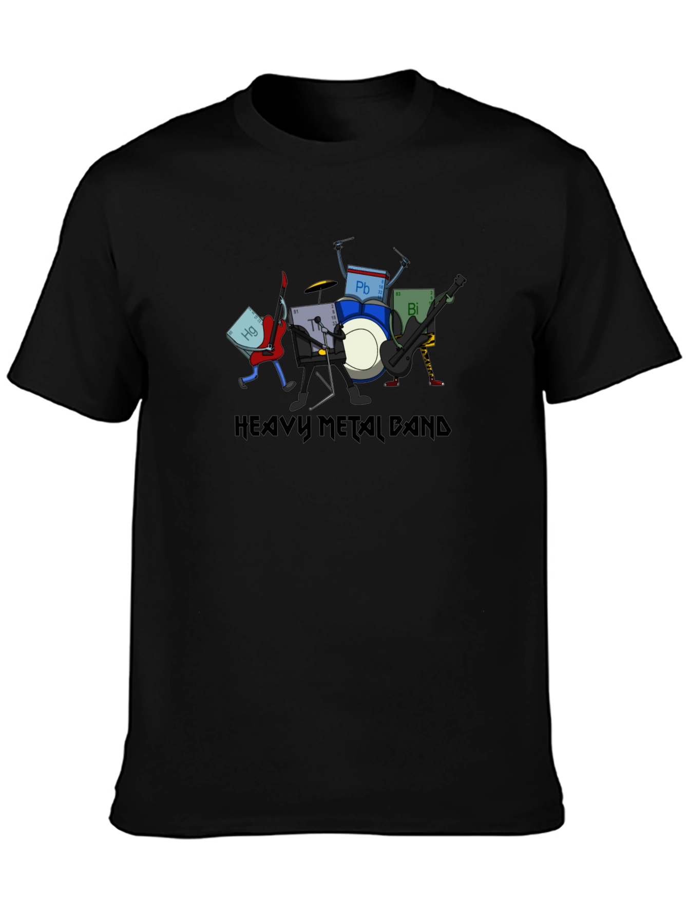 Heavy Metal Band Science T-Shirt
