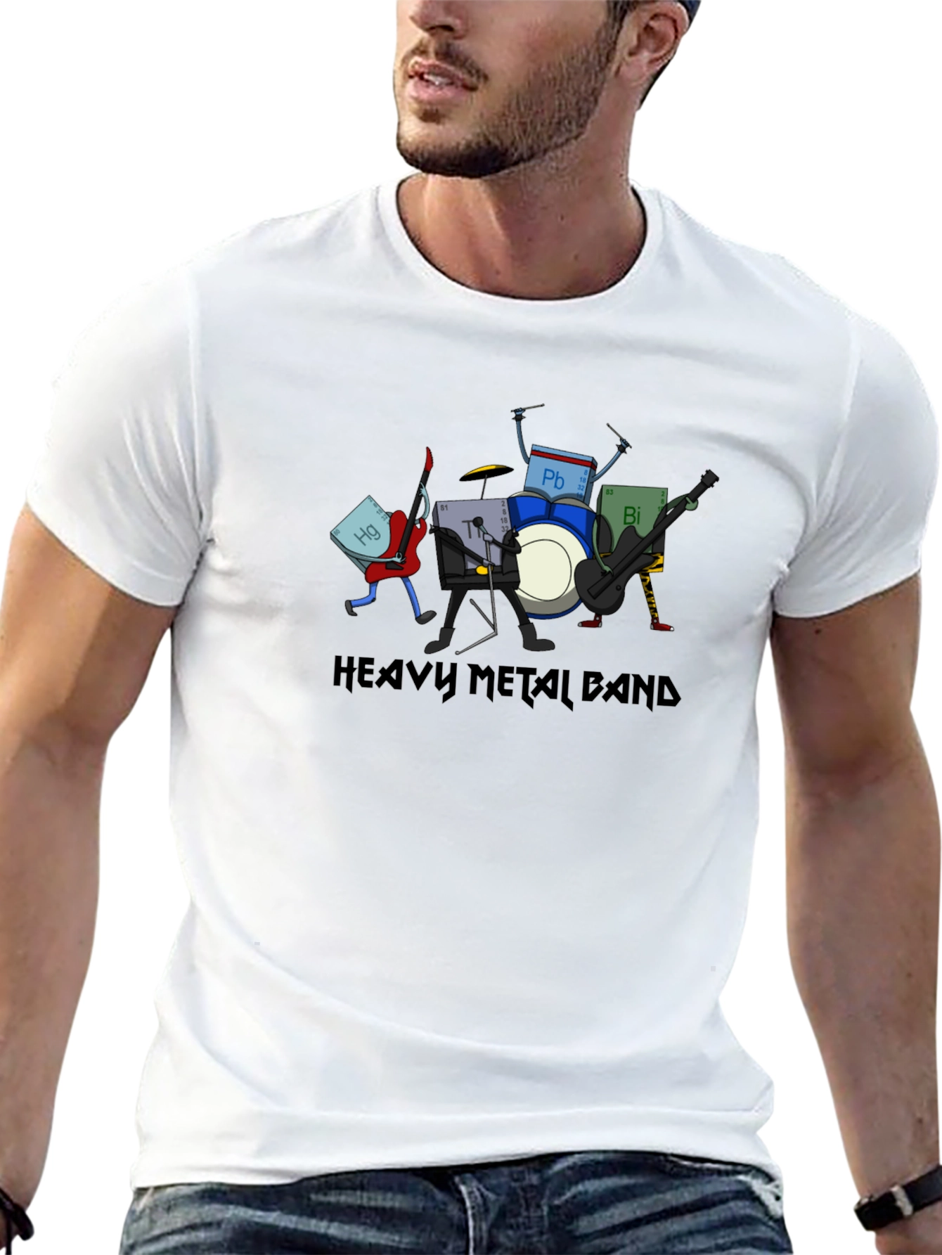 Heavy Metal Band Science T-Shirt