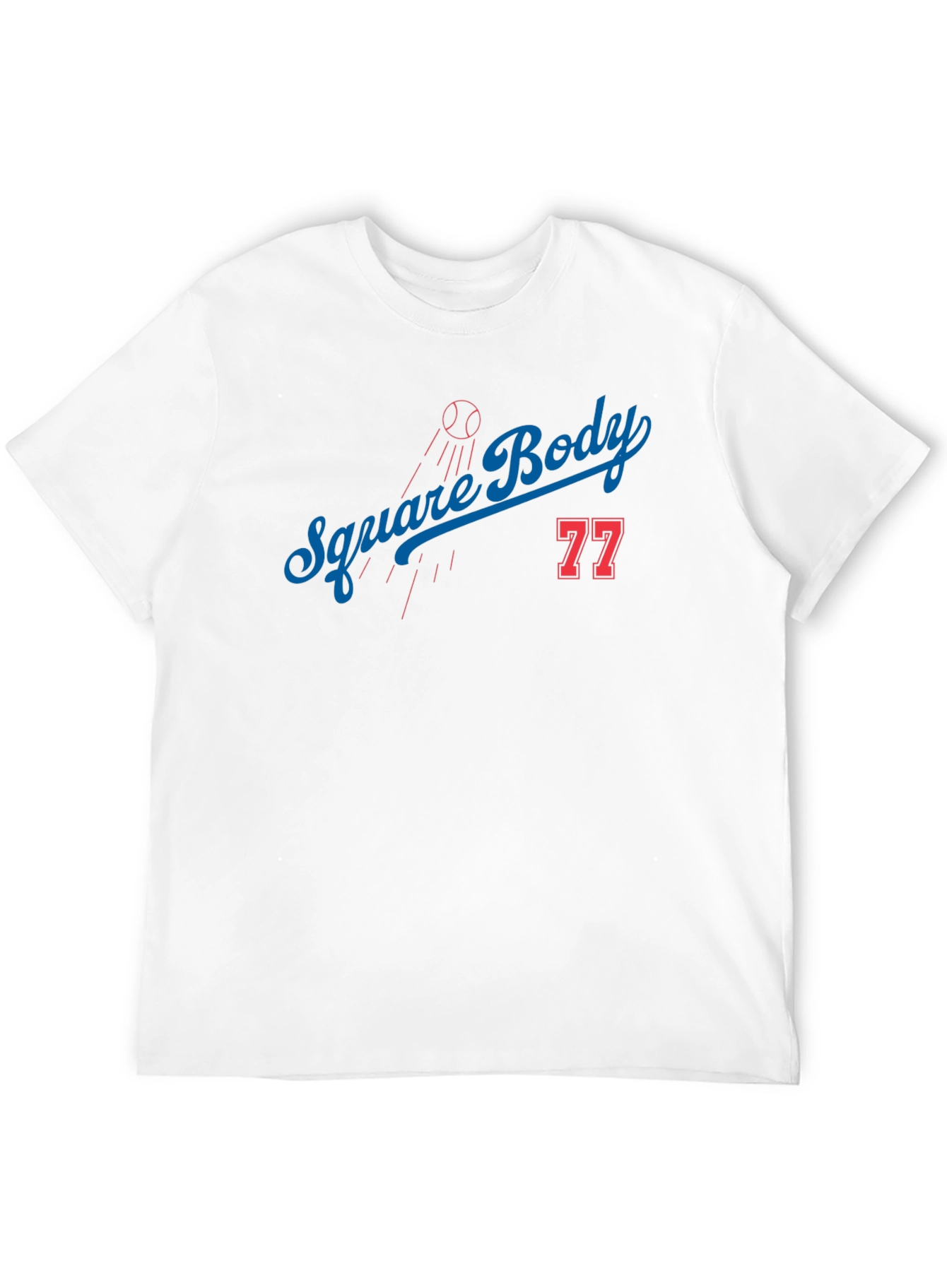 Square Body Graphic Tee - Black