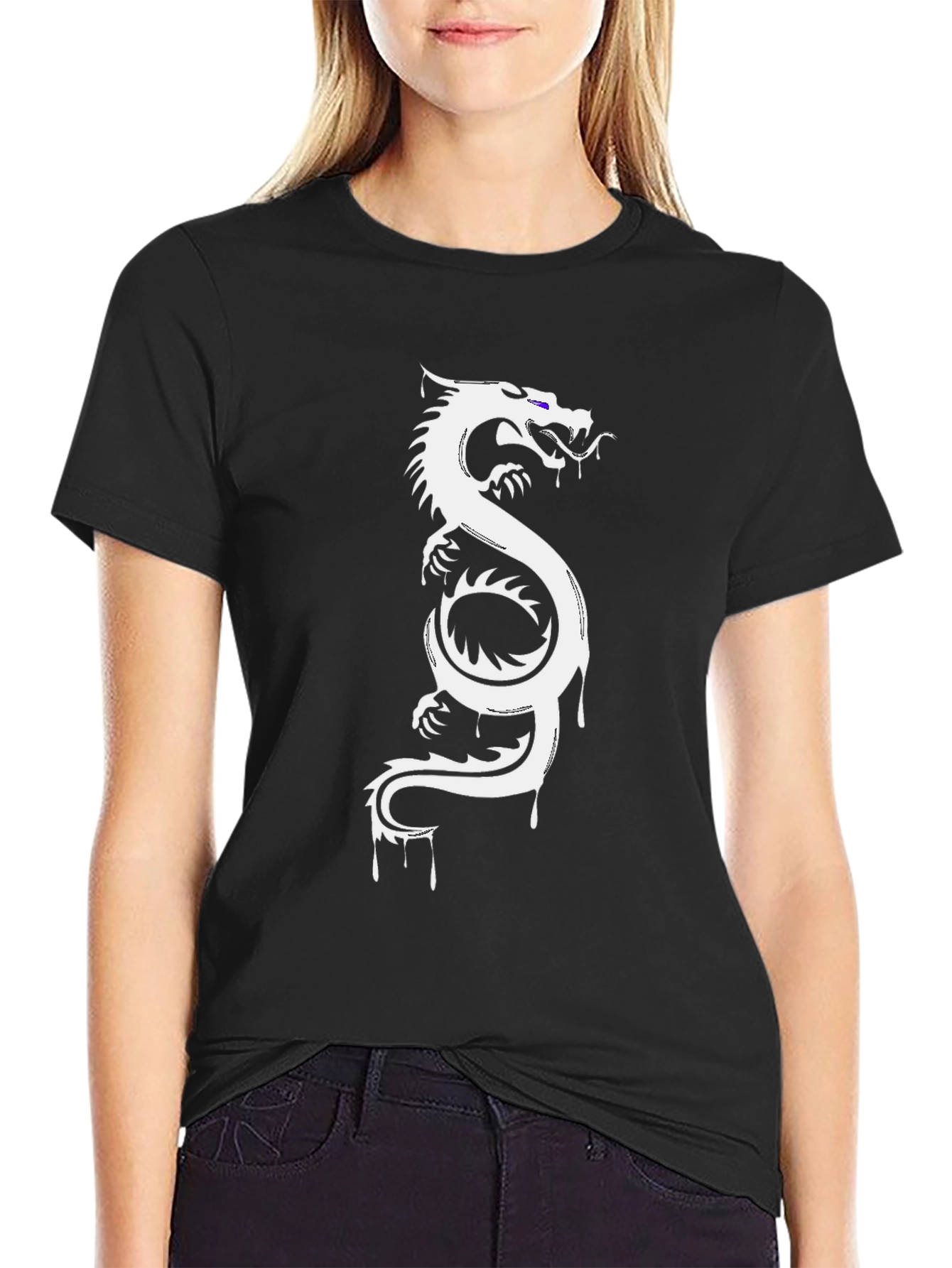 Dragon Graphic T-Shirt - Black