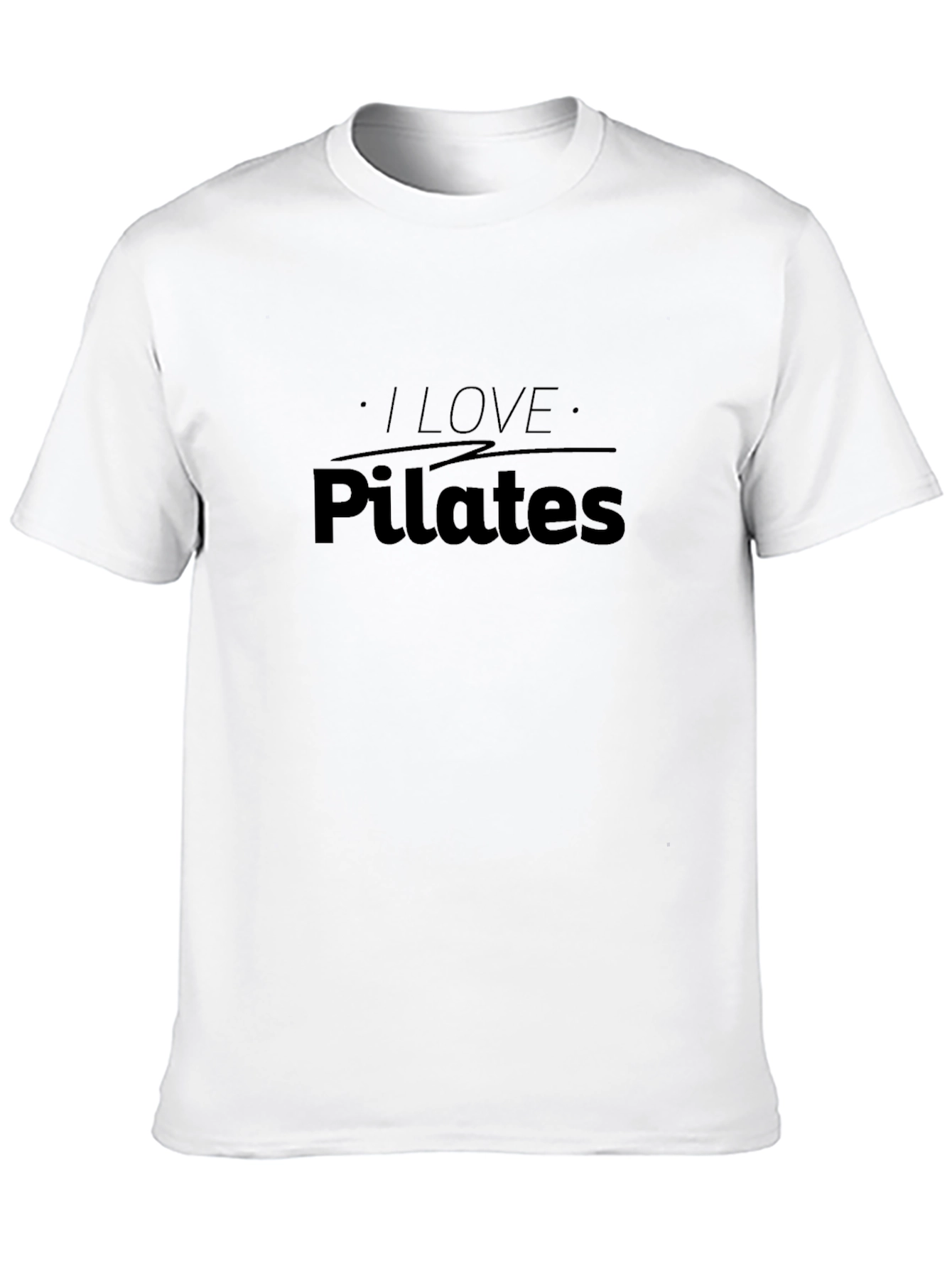 I Love Pilates T-Shirt - Black Graphic Tee