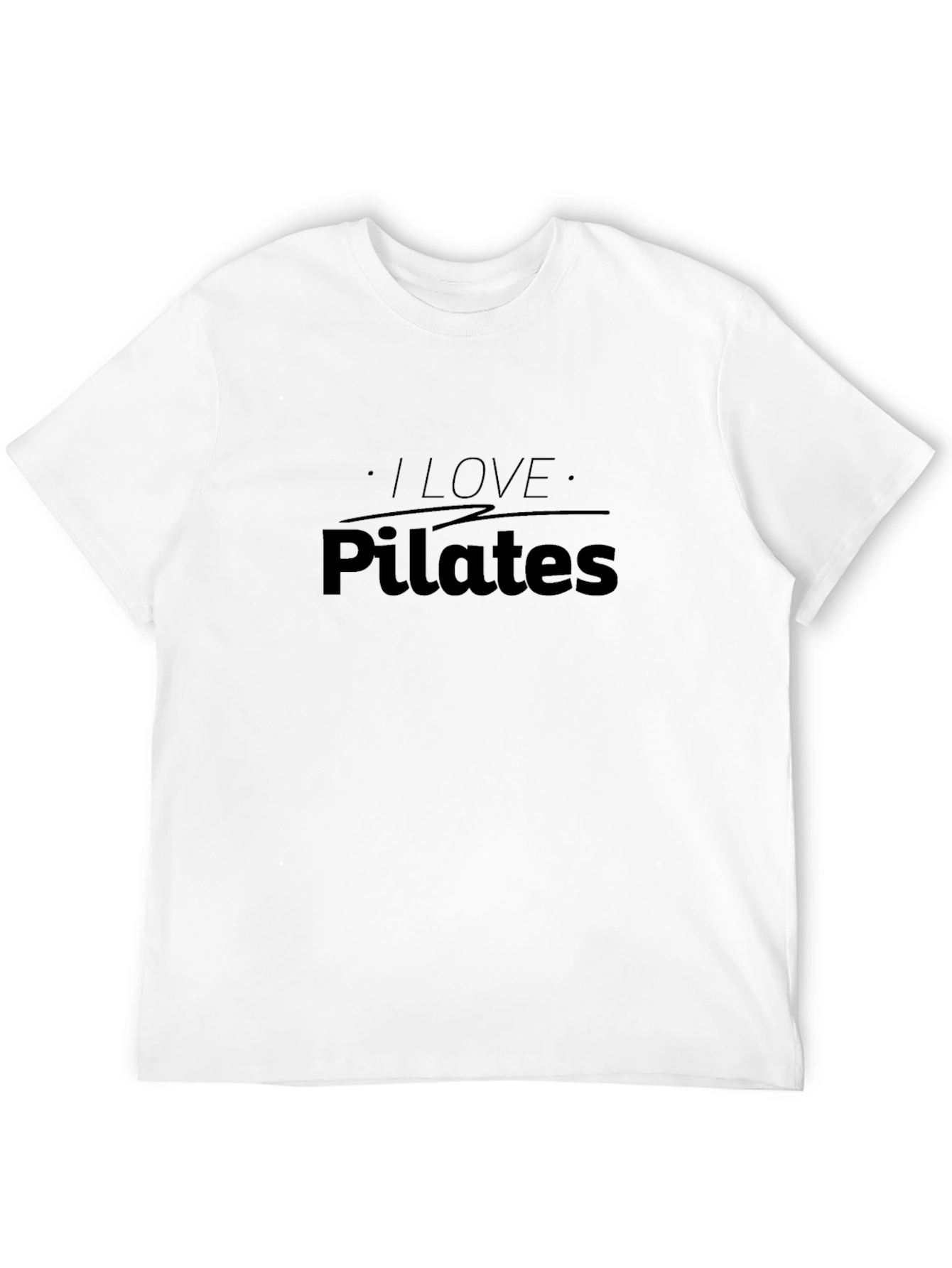 I Love Pilates T-Shirt - Black Graphic Tee