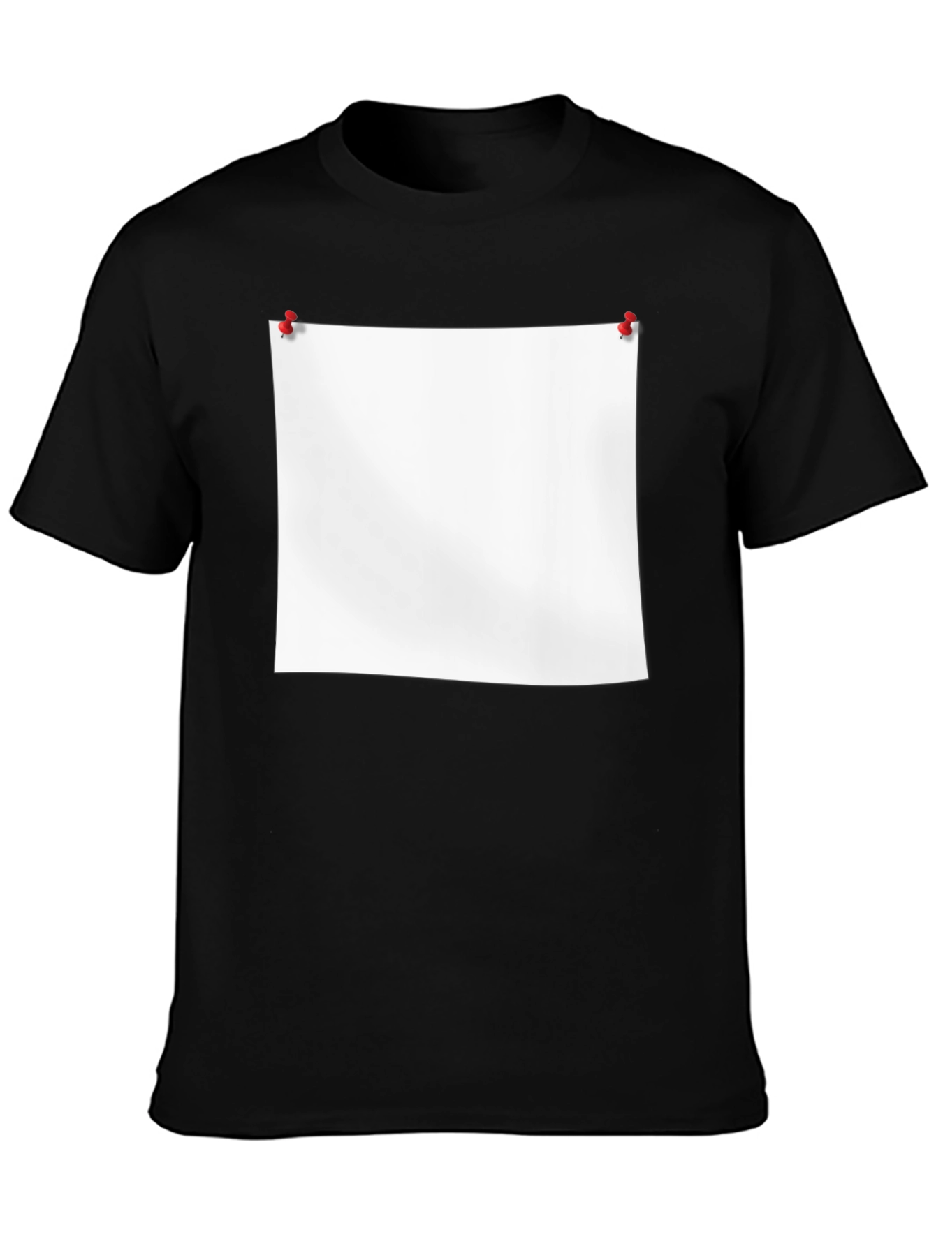 Blank Canvas Tee: Black Graphic T-Shirt