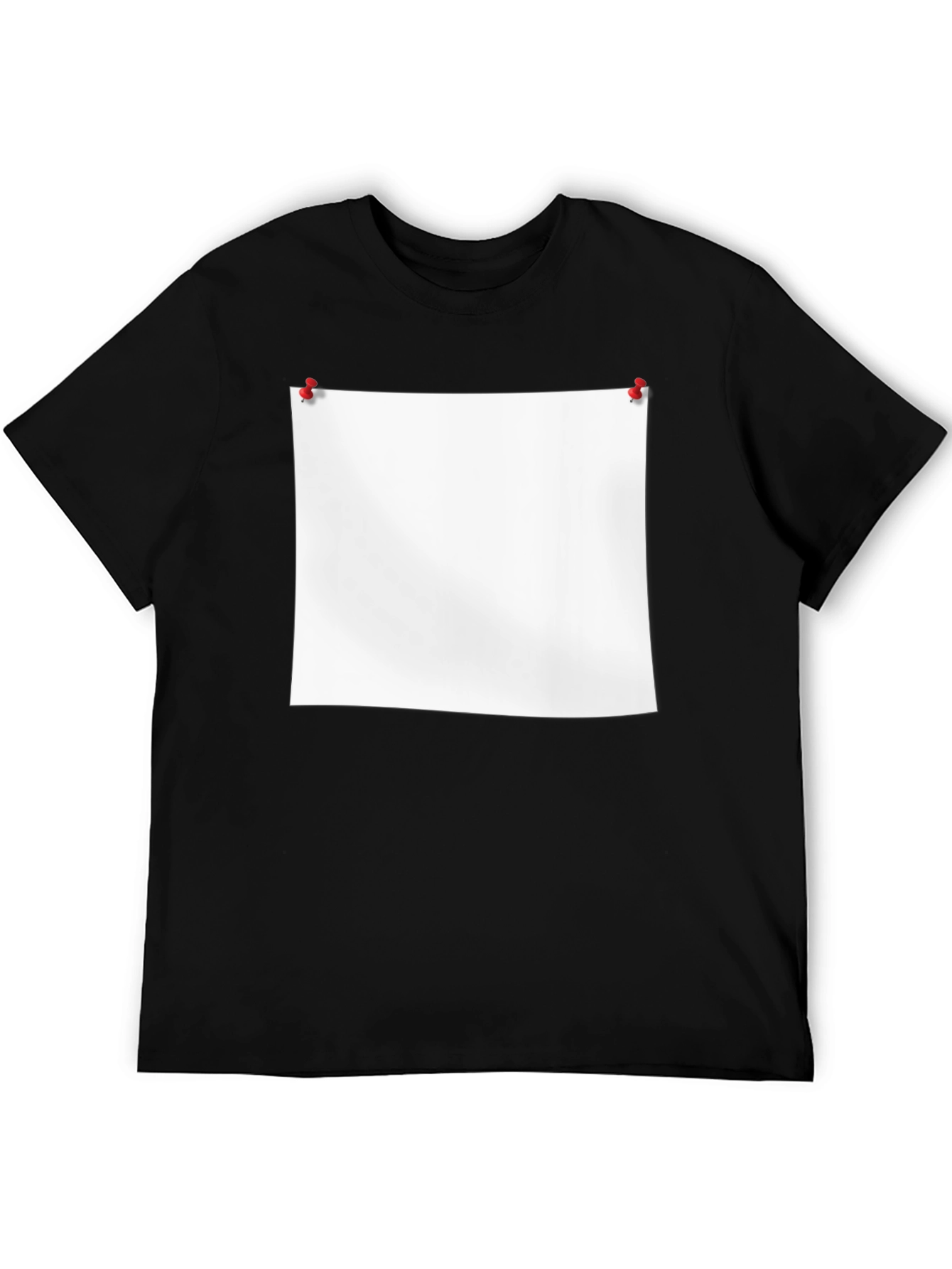 Blank Canvas Tee: Black Graphic T-Shirt