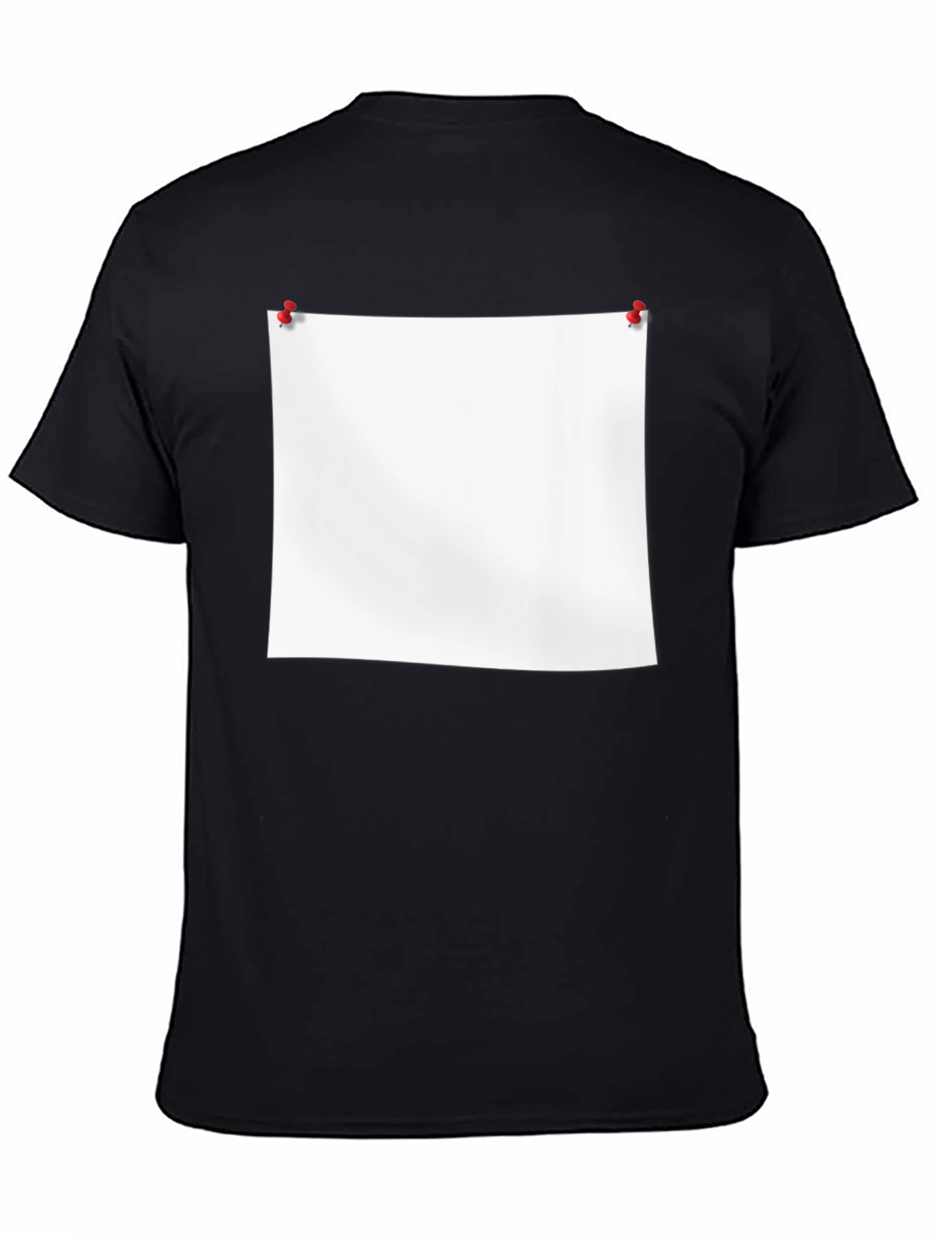 Blank Canvas Tee: Black Graphic T-Shirt