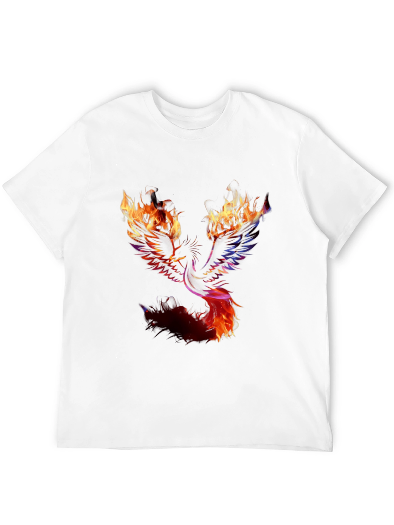 Fiery Phoenix Graphic Tee - Bold Statement Shirt