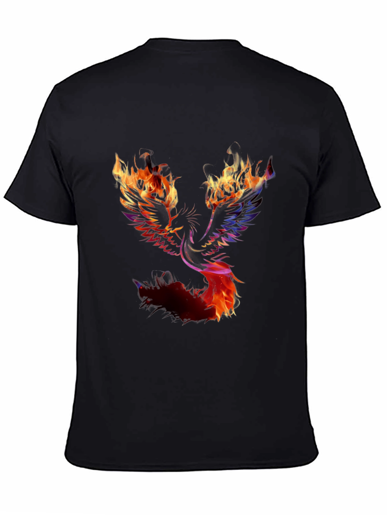 Fiery Phoenix Graphic Tee - Bold Statement Shirt