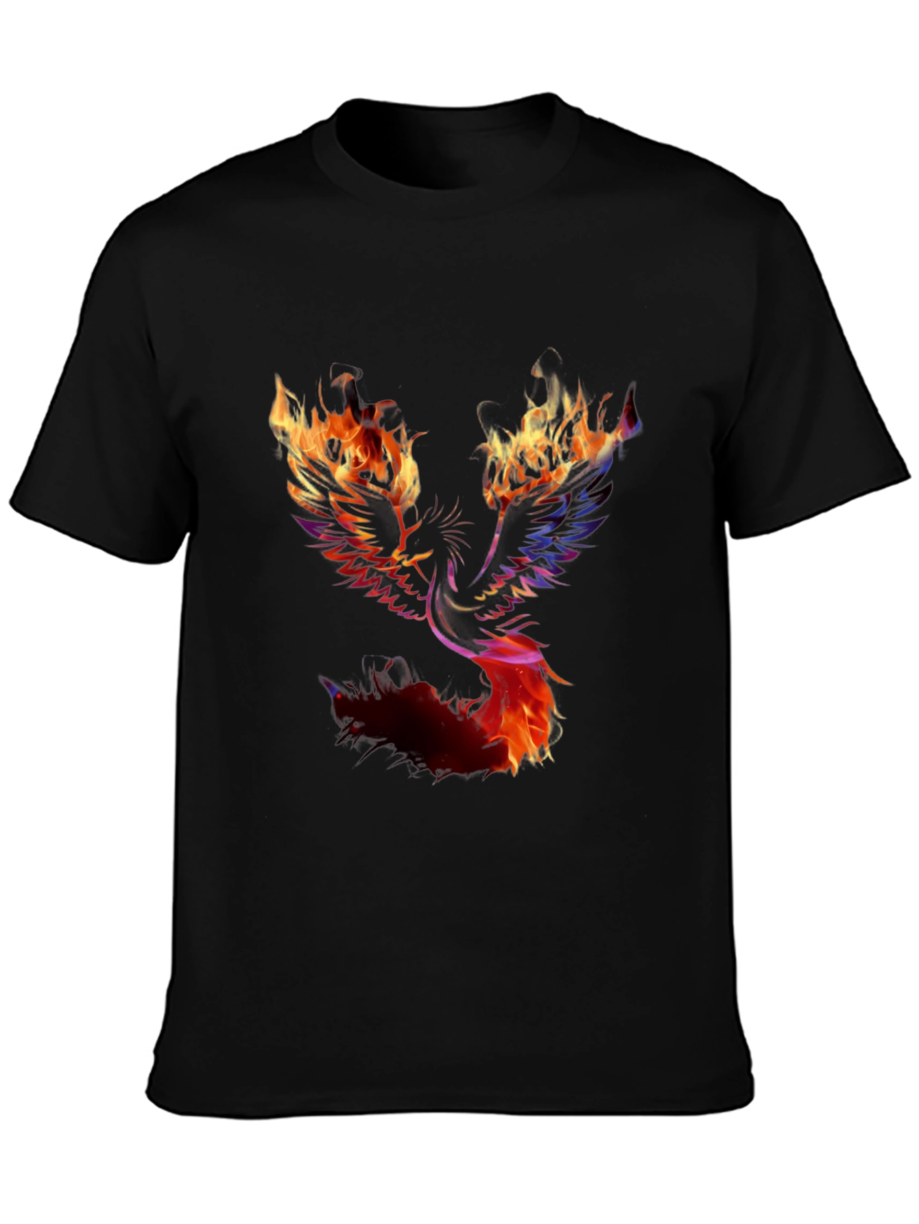 Fiery Phoenix Graphic Tee - Bold Statement Shirt