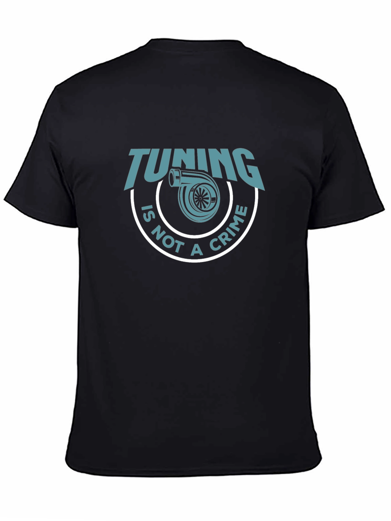 Tuning Is Not A Crime Black T-Shirt