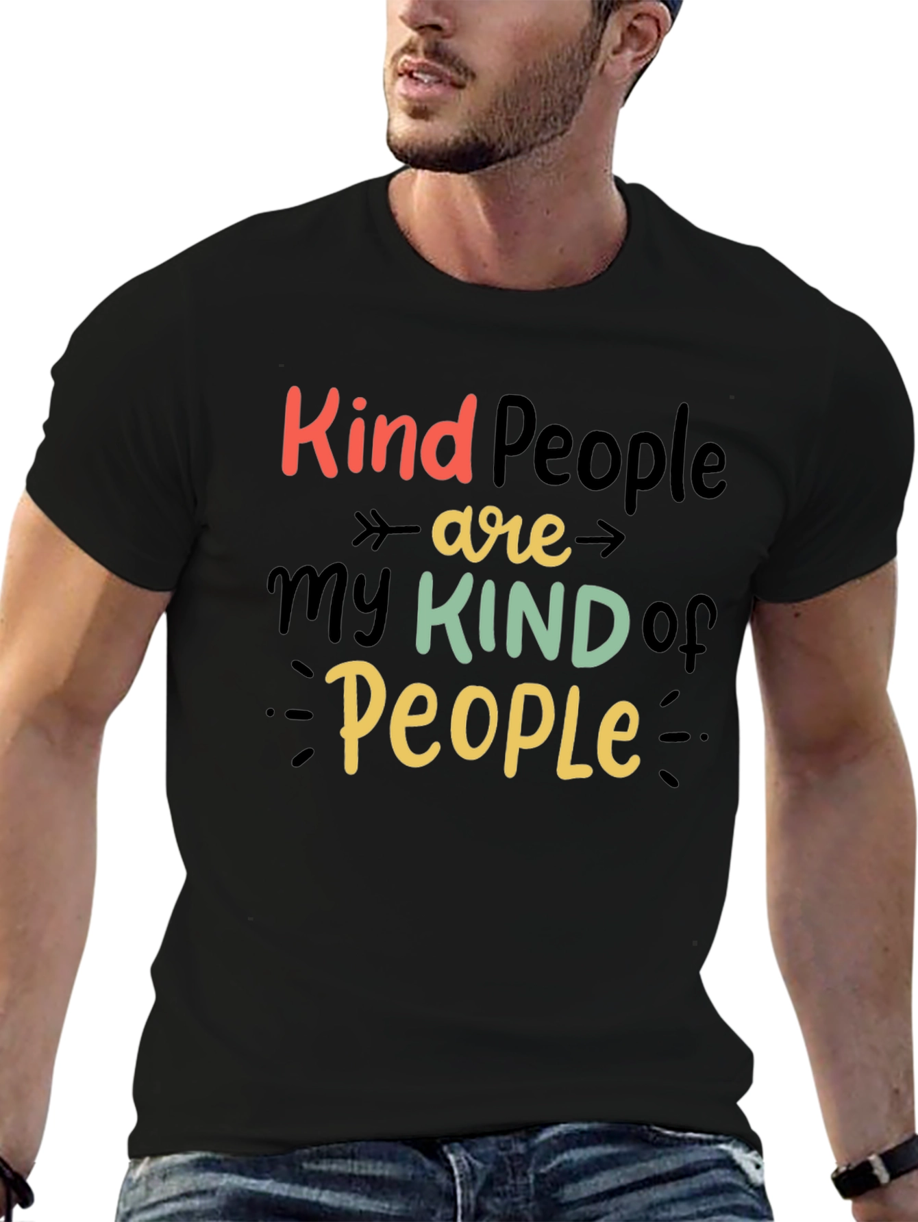 Kind People Graphic Tee - Positive Vibes T-Shirt