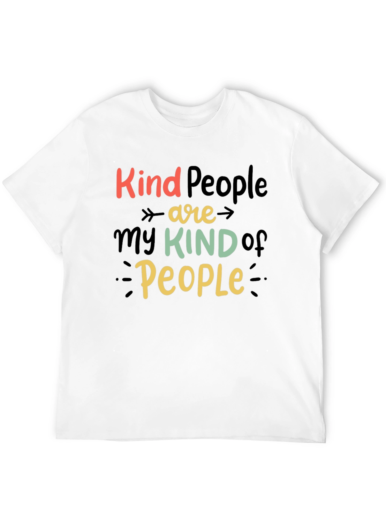 Kind People Graphic Tee - Positive Vibes T-Shirt