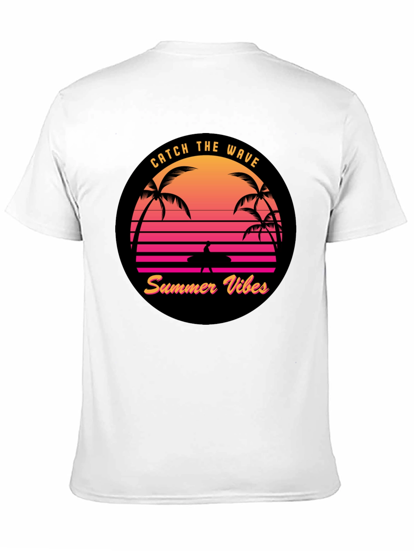 Retro Sunset Surfer T-Shirt