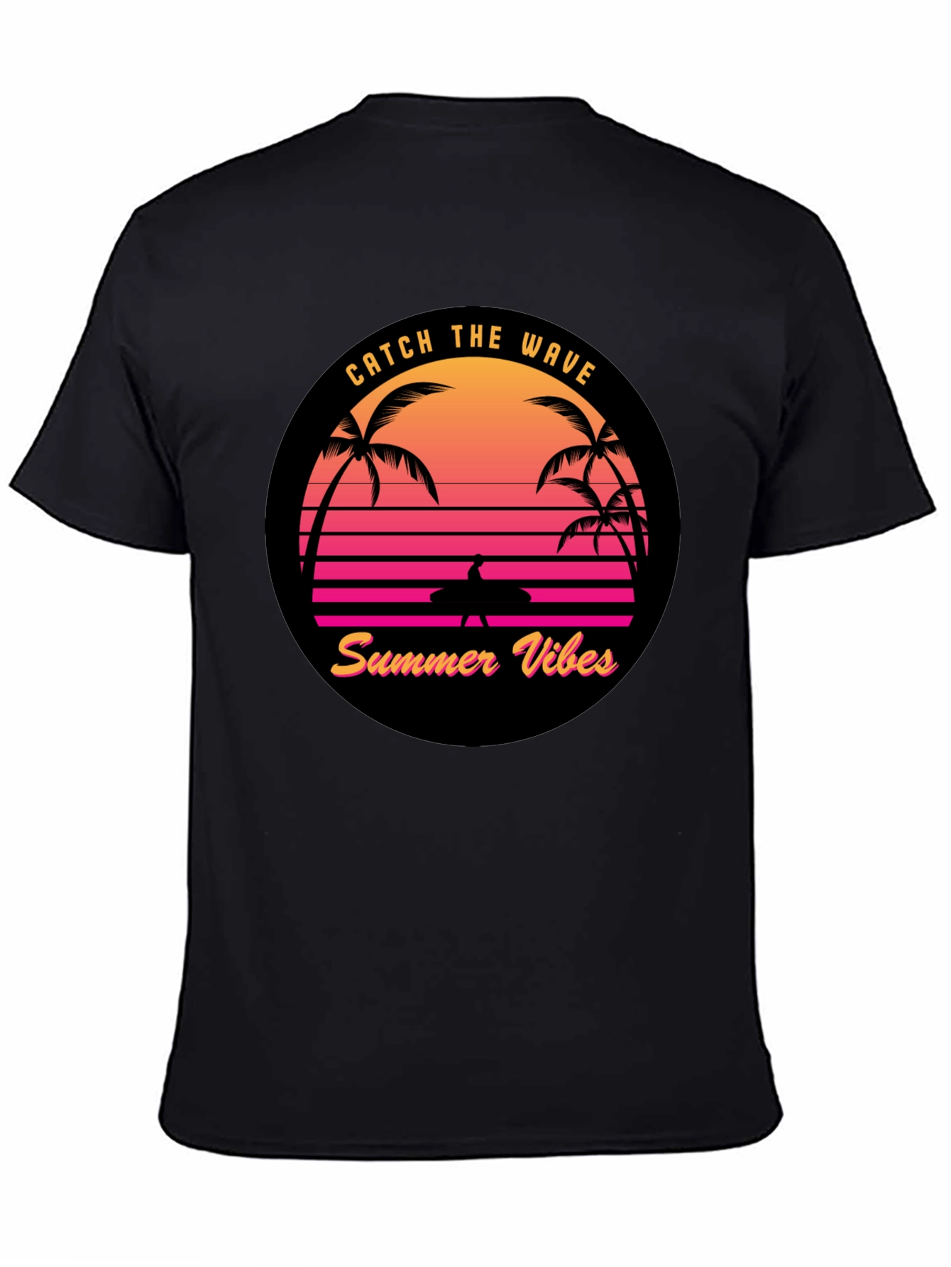 Retro Sunset Surfer T-Shirt