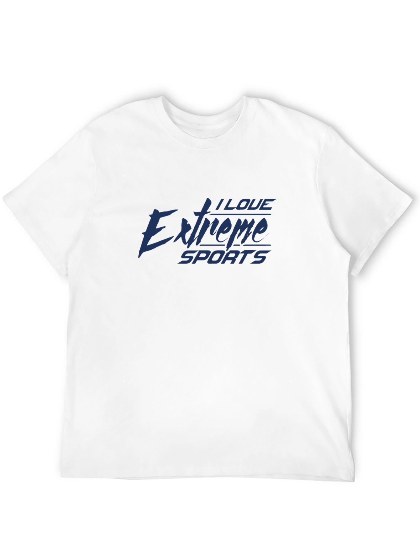 I Love Extreme Sports Black T-Shirt