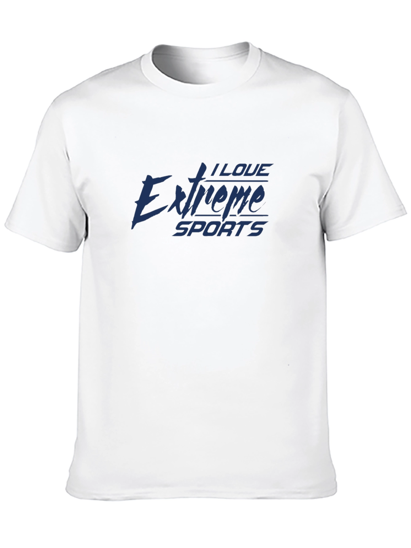 I Love Extreme Sports Black T-Shirt