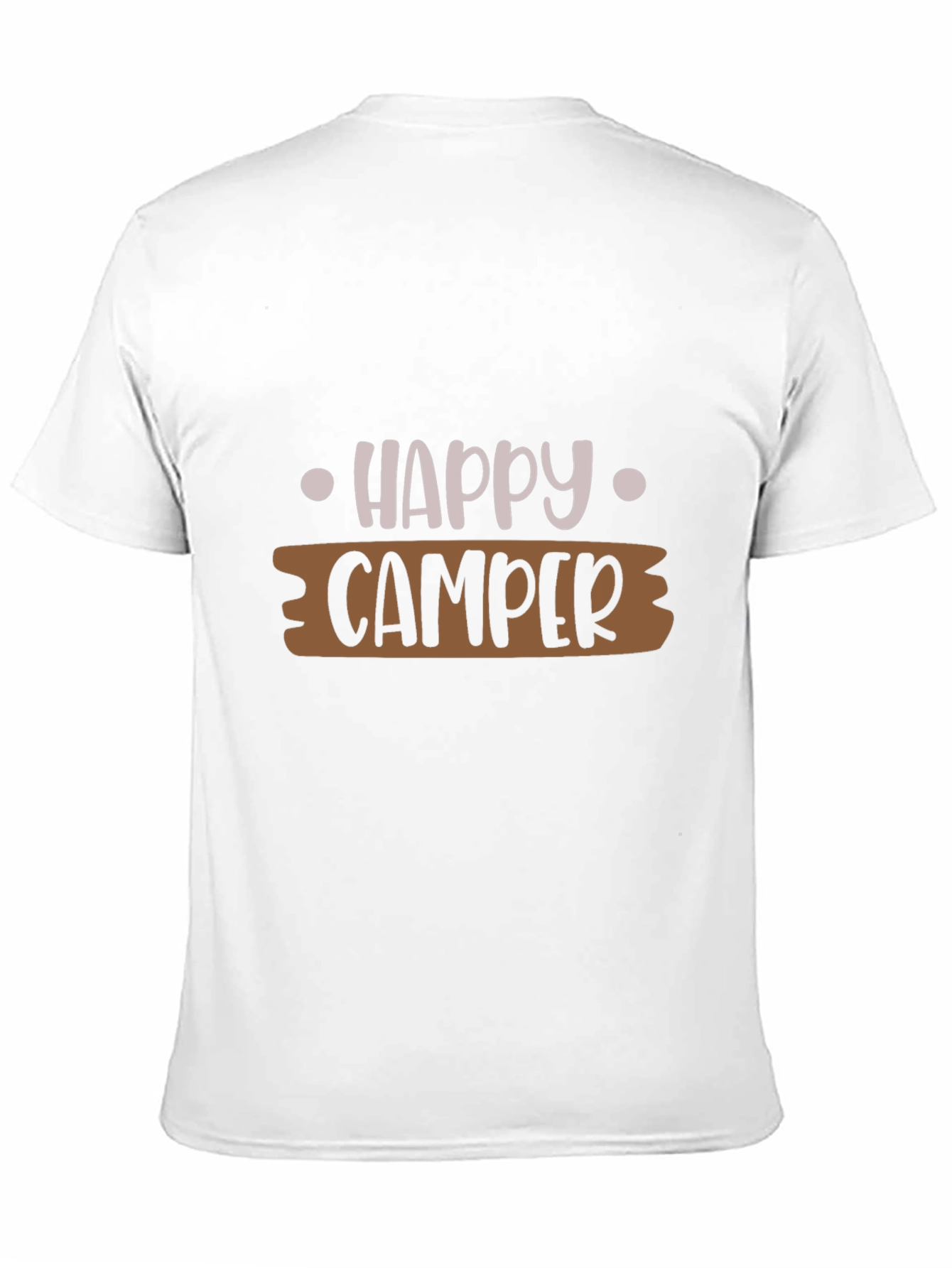 Happy Camper Graphic Tee - Unisex Black T-Shirt