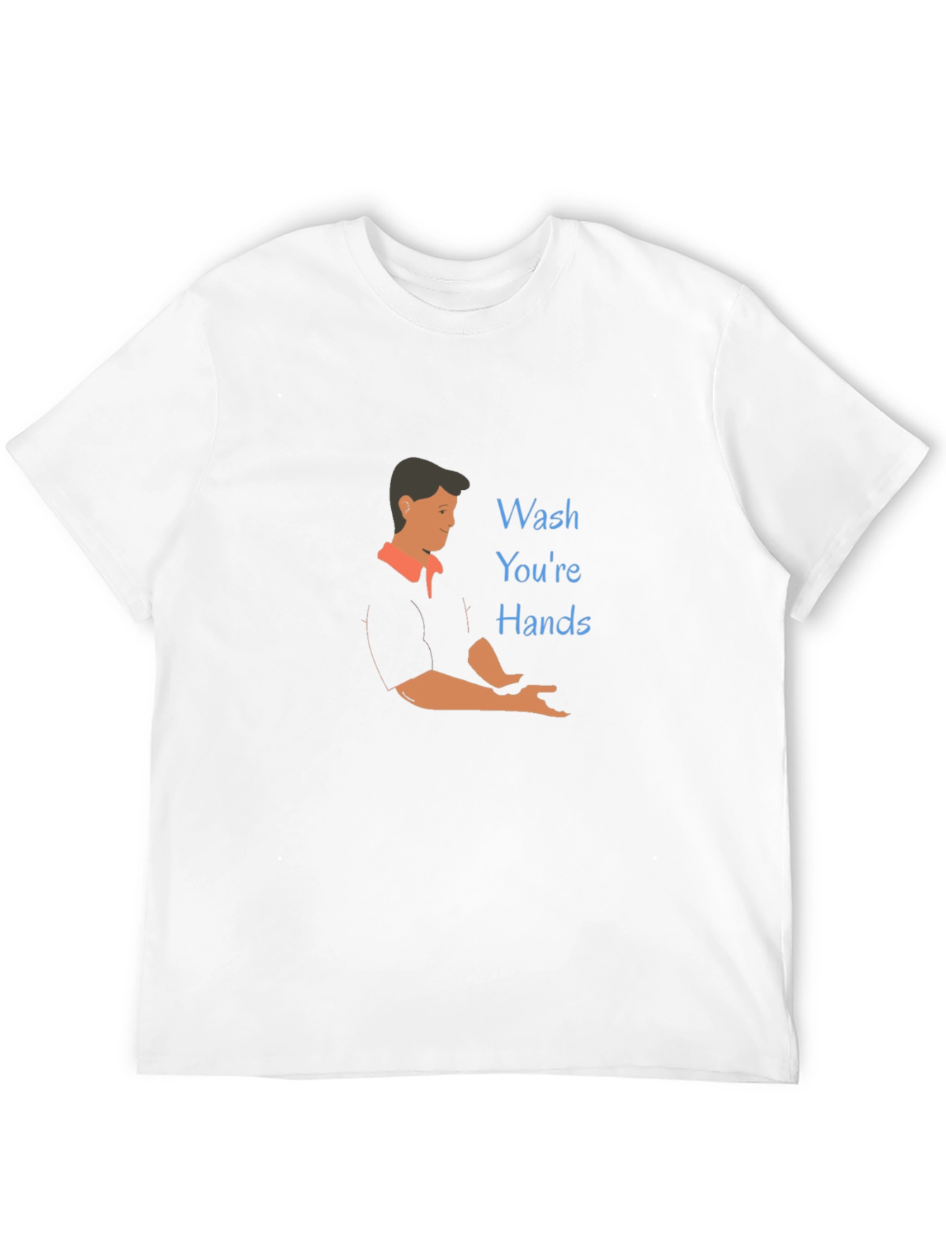 Wash Your Hands Graphic Tee - Black