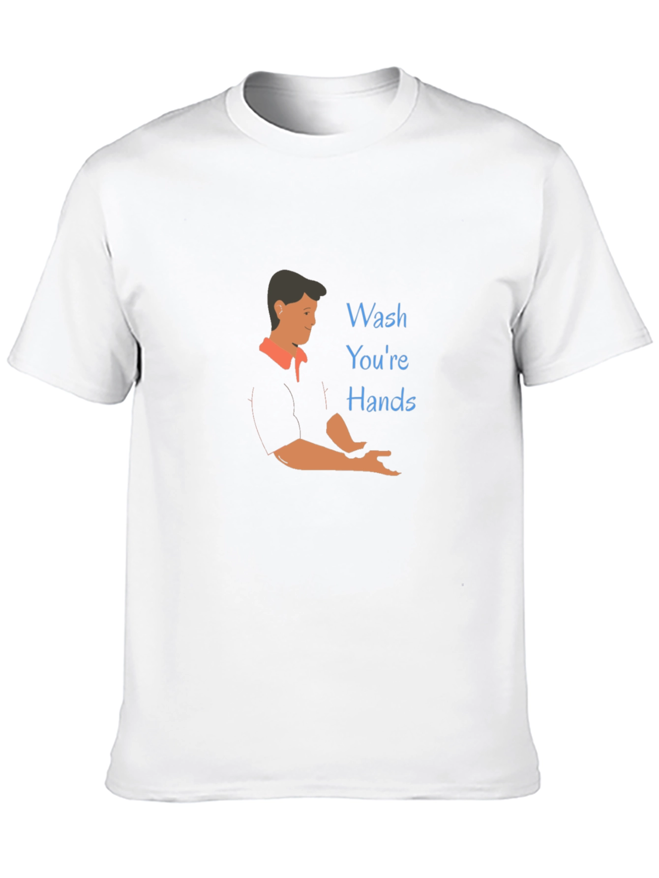 Wash Your Hands Graphic Tee - Black