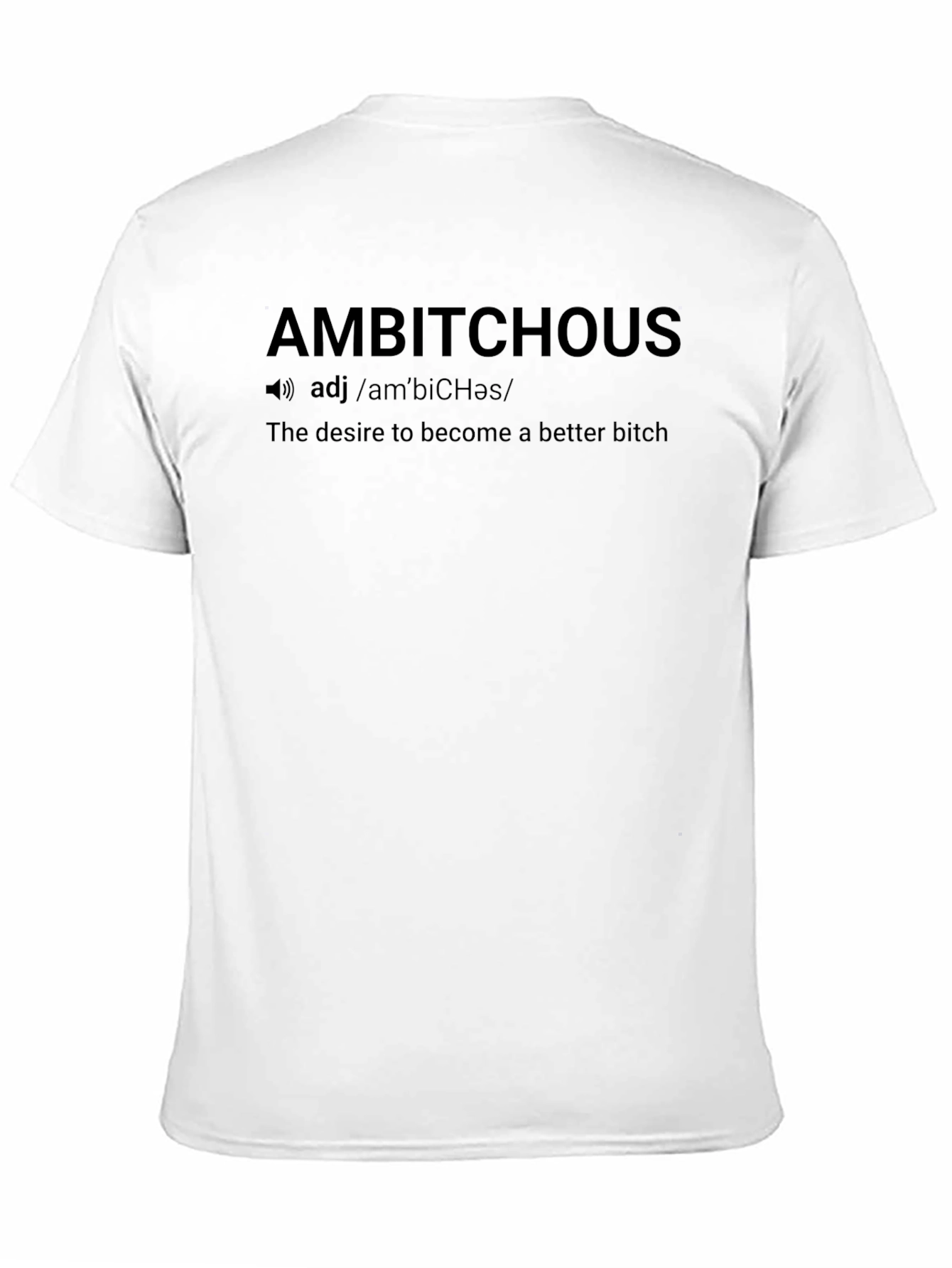 Ambitious Definition Graphic Tee - Premium Cotton
