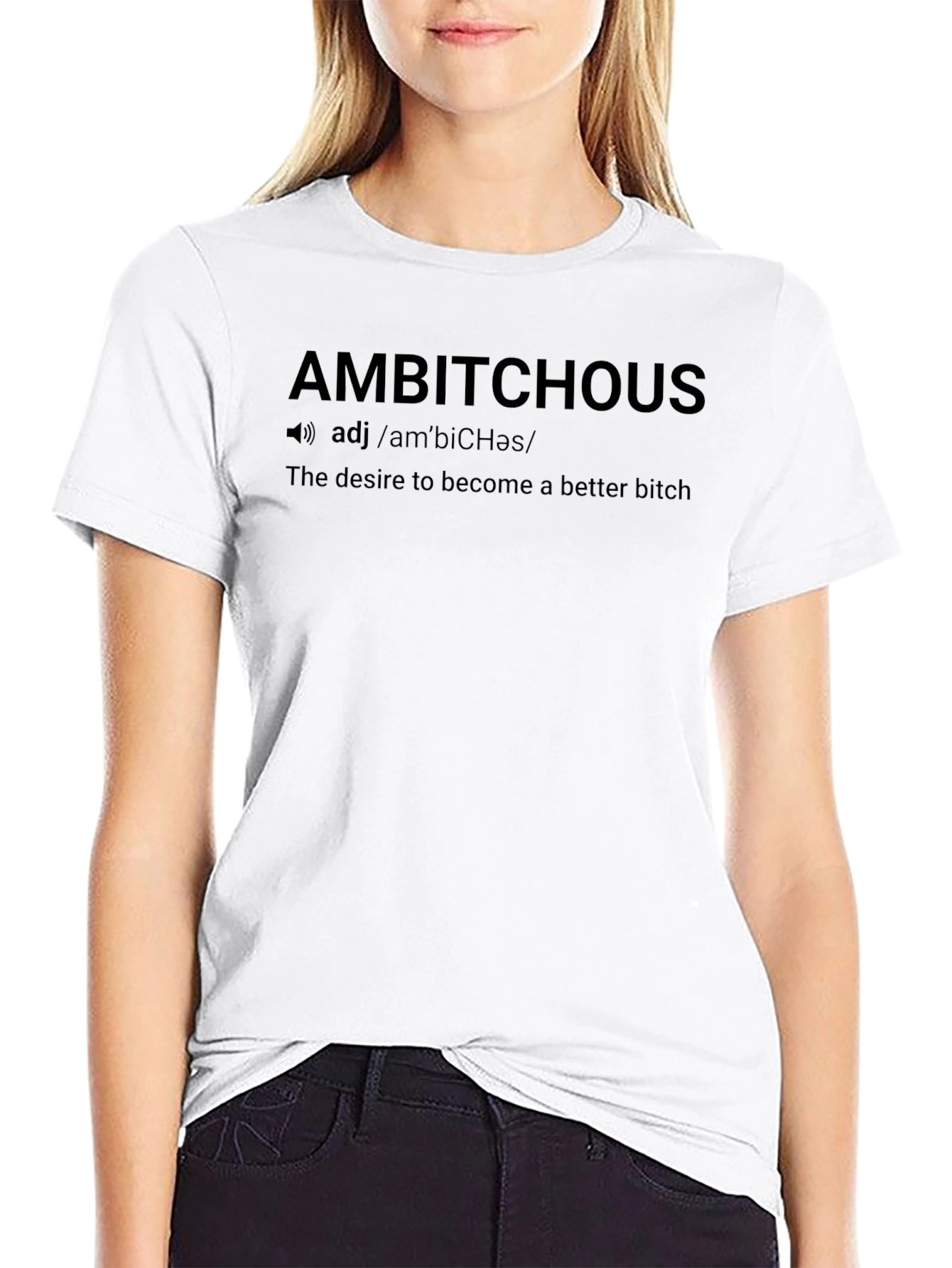 Ambitious Definition Graphic Tee - Premium Cotton