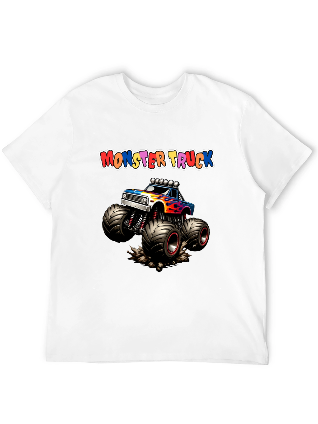 Monster Truck Graphic T-Shirt Cool Kids Design