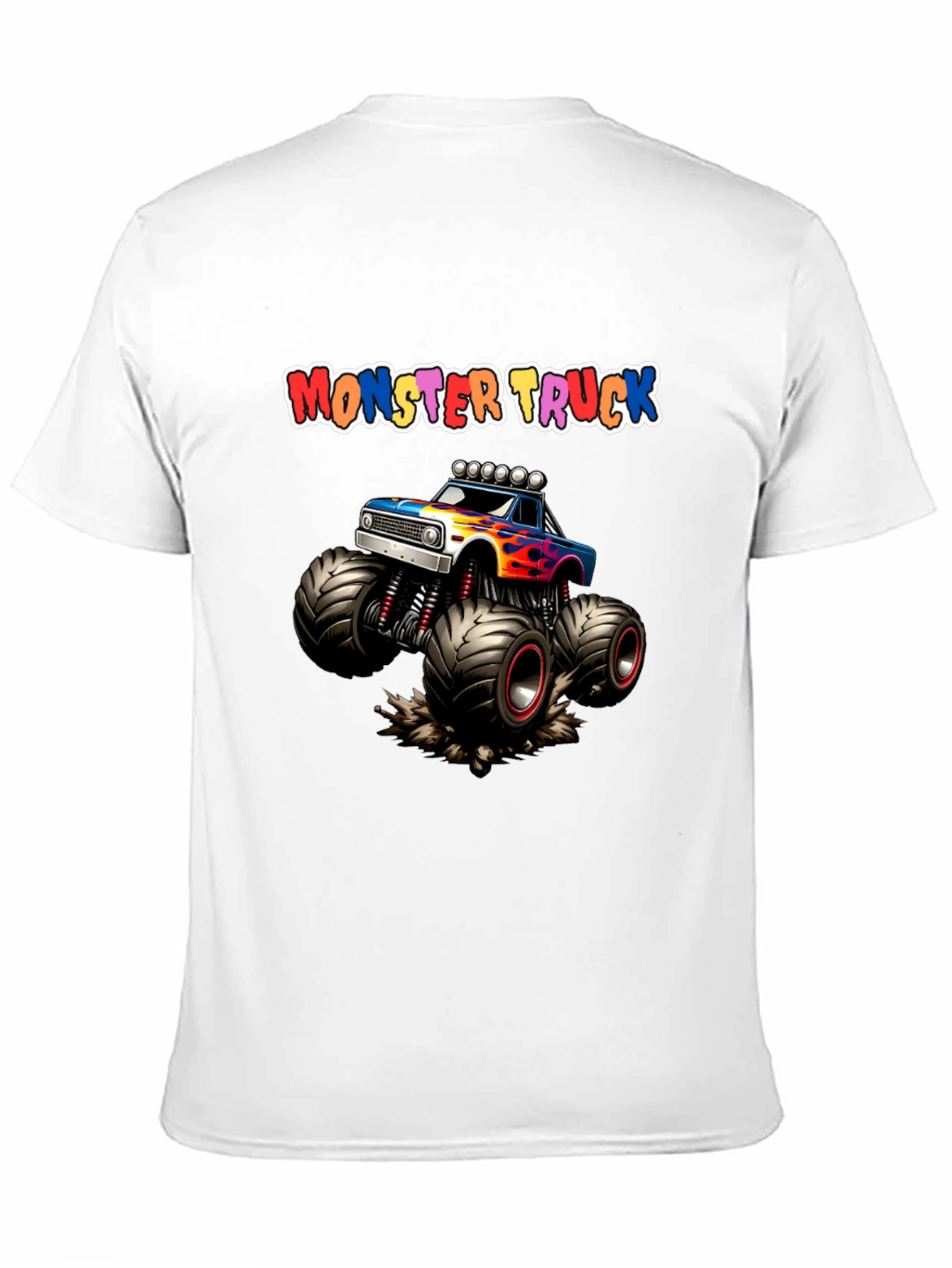 Monster Truck Graphic T-Shirt Cool Kids Design