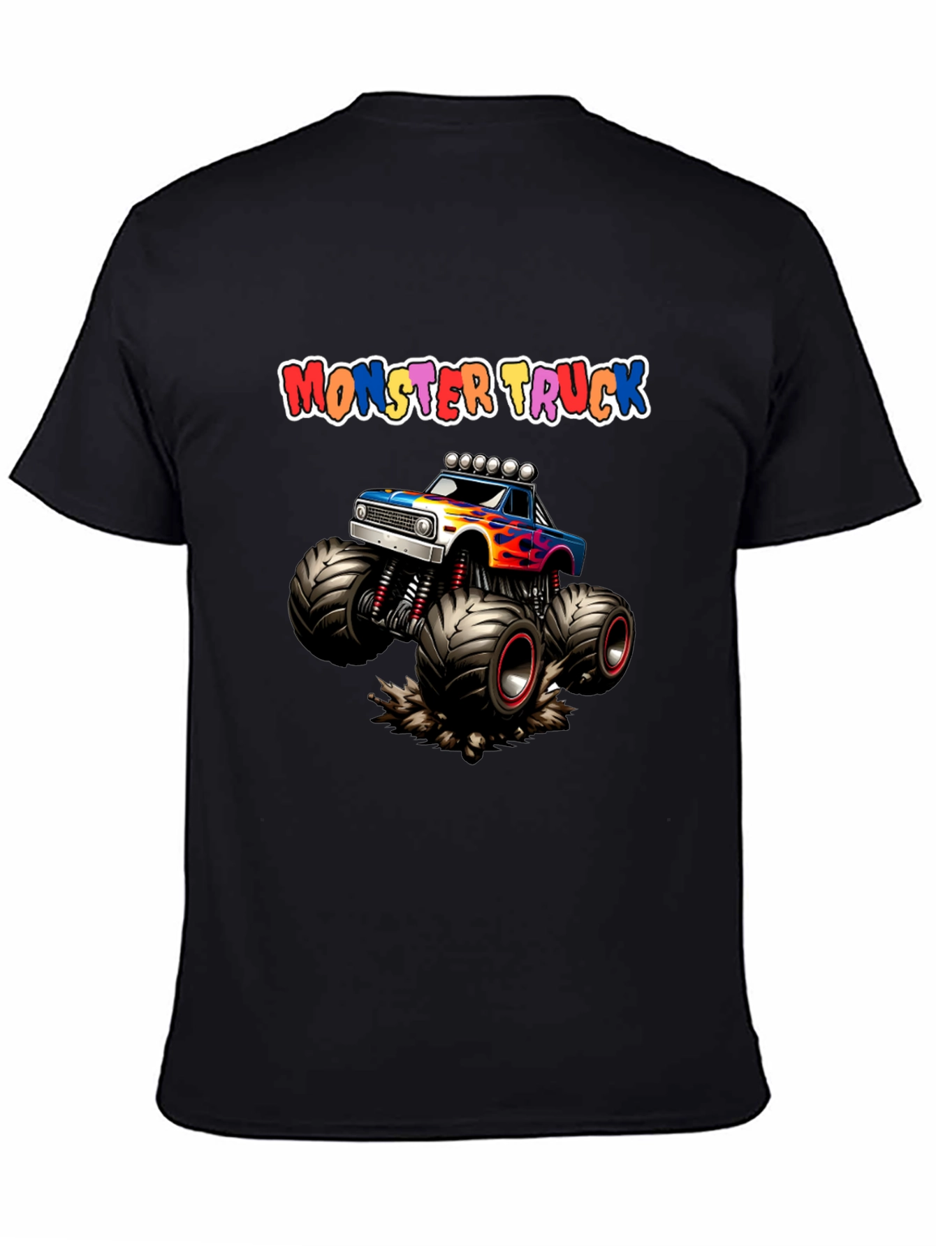 Monster Truck Graphic T-Shirt Cool Kids Design