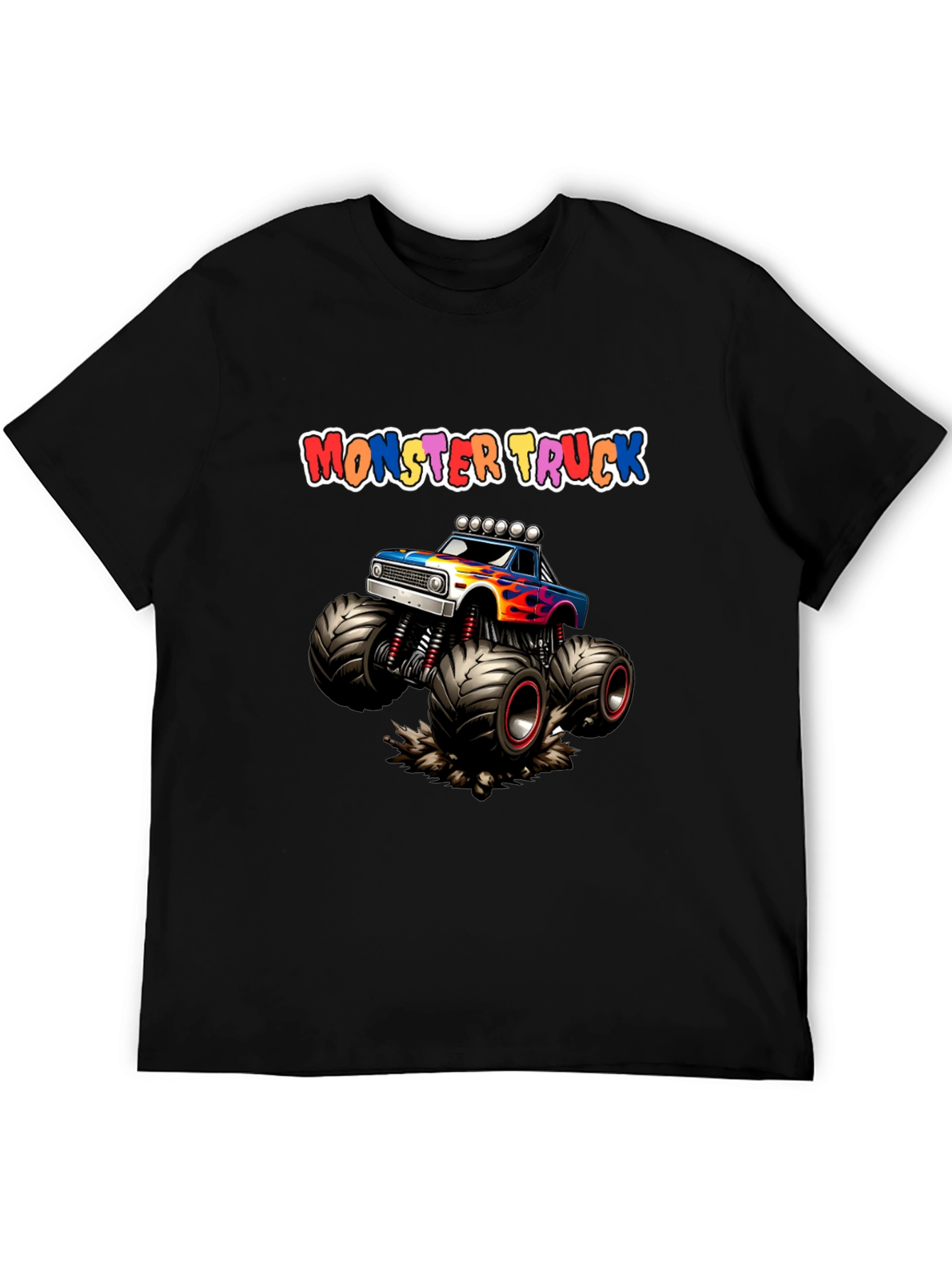 Monster Truck Graphic T-Shirt Cool Kids Design