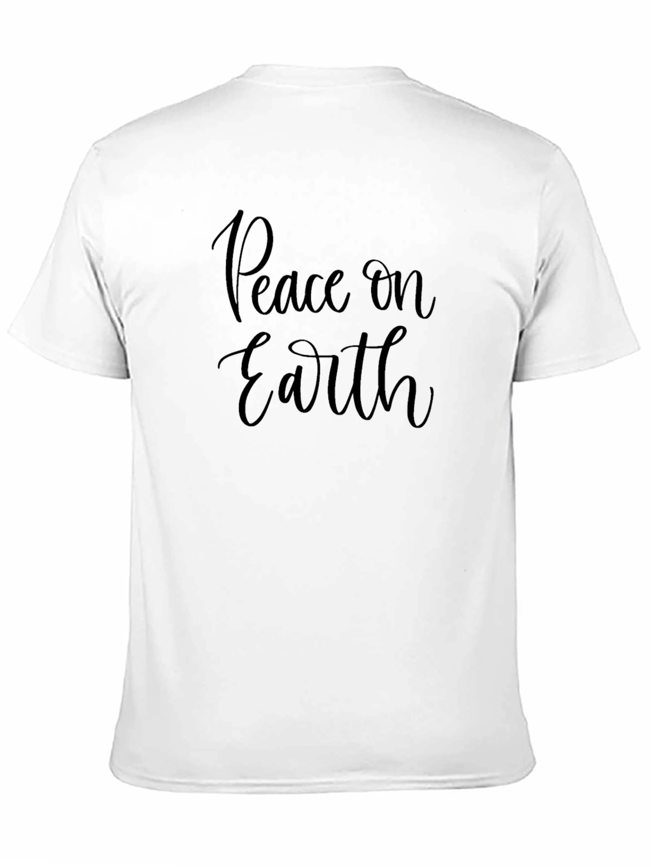 Peace on Earth Black Graphic Tee