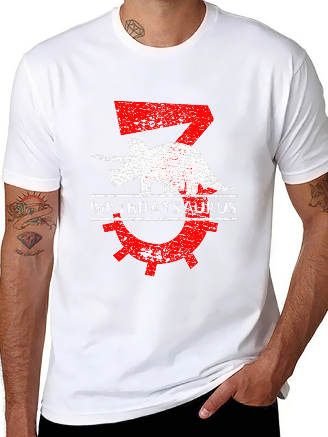 BirthdaySaurus T-Shirt - 3rd Birthday Dino Tee