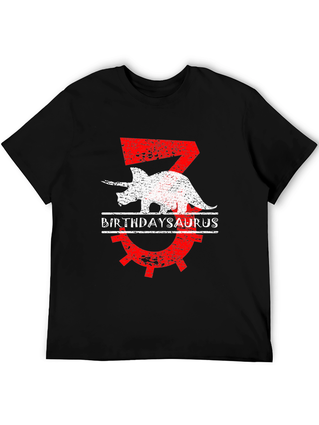 BirthdaySaurus T-Shirt - 3rd Birthday Dino Tee