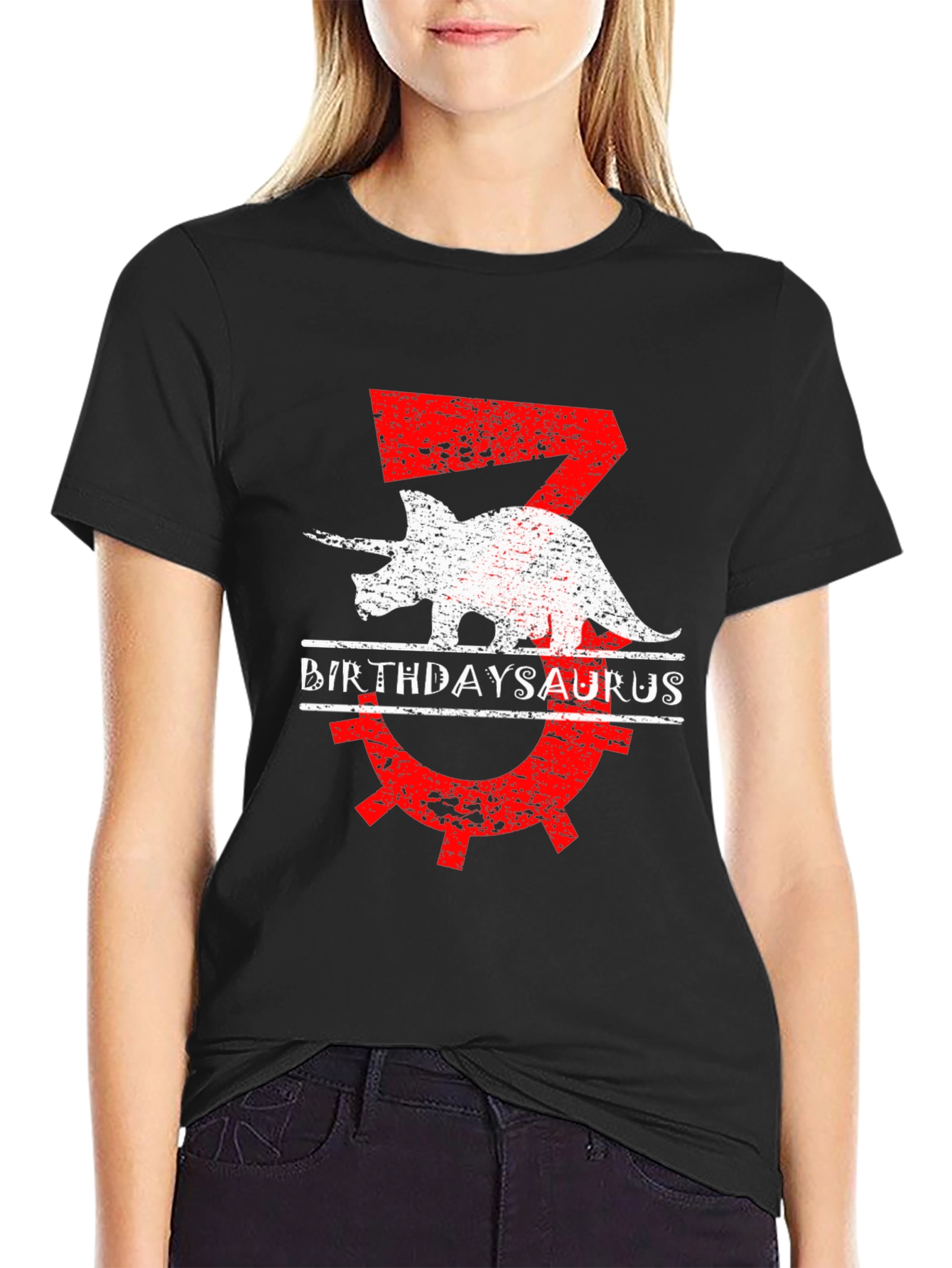 BirthdaySaurus T-Shirt - 3rd Birthday Dino Tee