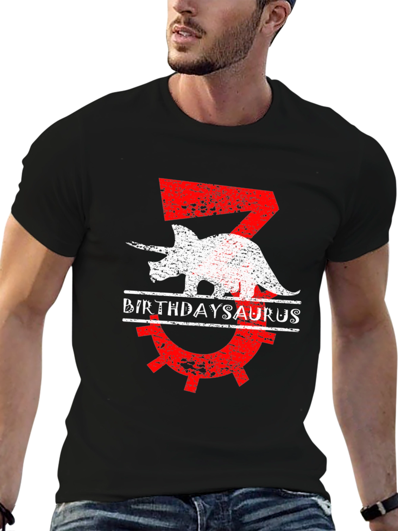 BirthdaySaurus T-Shirt - 3rd Birthday Dino Tee