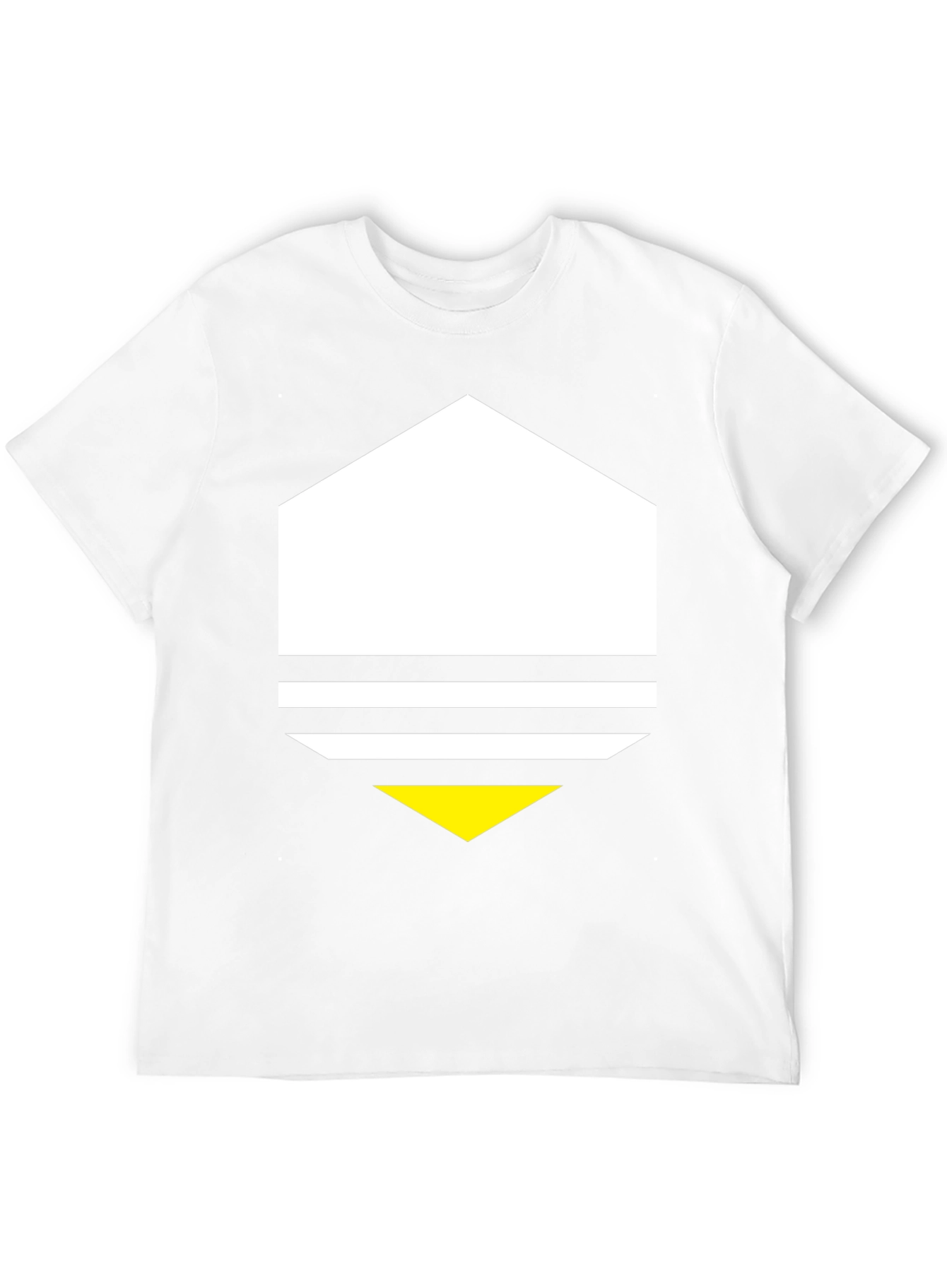 Geometric Graphic Tee - Stylish Black T-Shirt