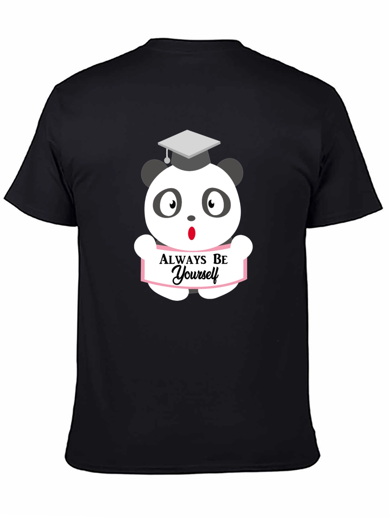 Always Be Yourself Panda Bear Graphic T-Shirt