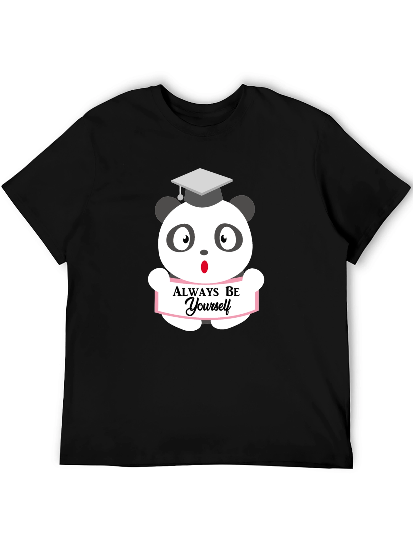 Always Be Yourself Panda Bear Graphic T-Shirt