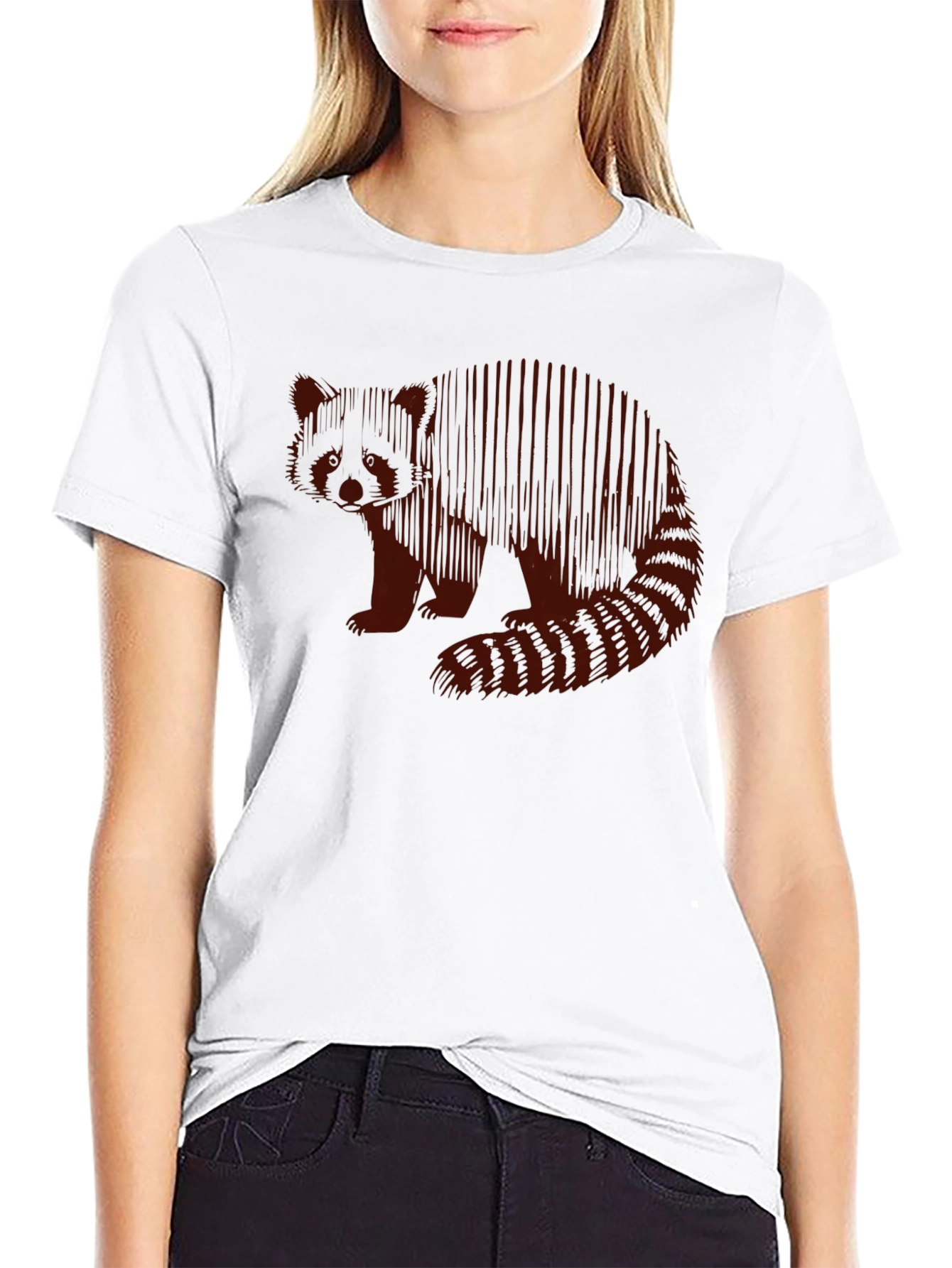Red Panda Graphic Tee - Casual Style