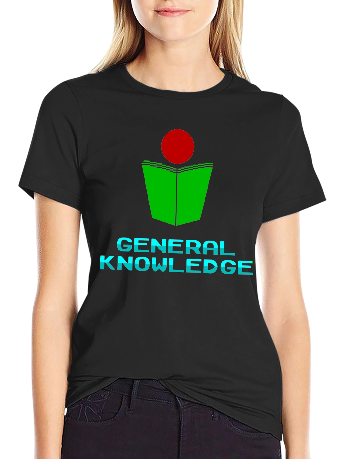 General Knowledge T-Shirt - Green Book Red Dot