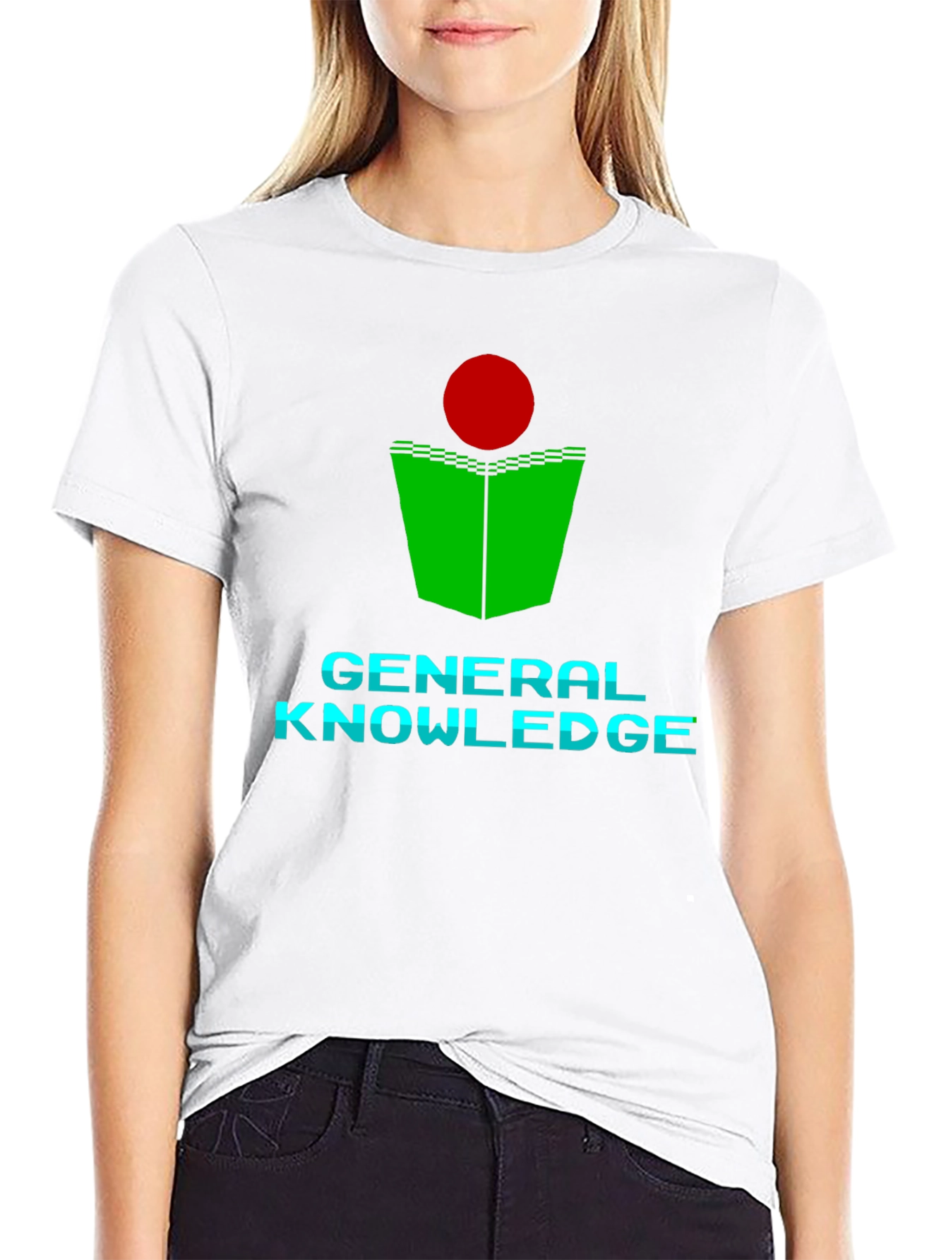 General Knowledge T-Shirt - Green Book Red Dot