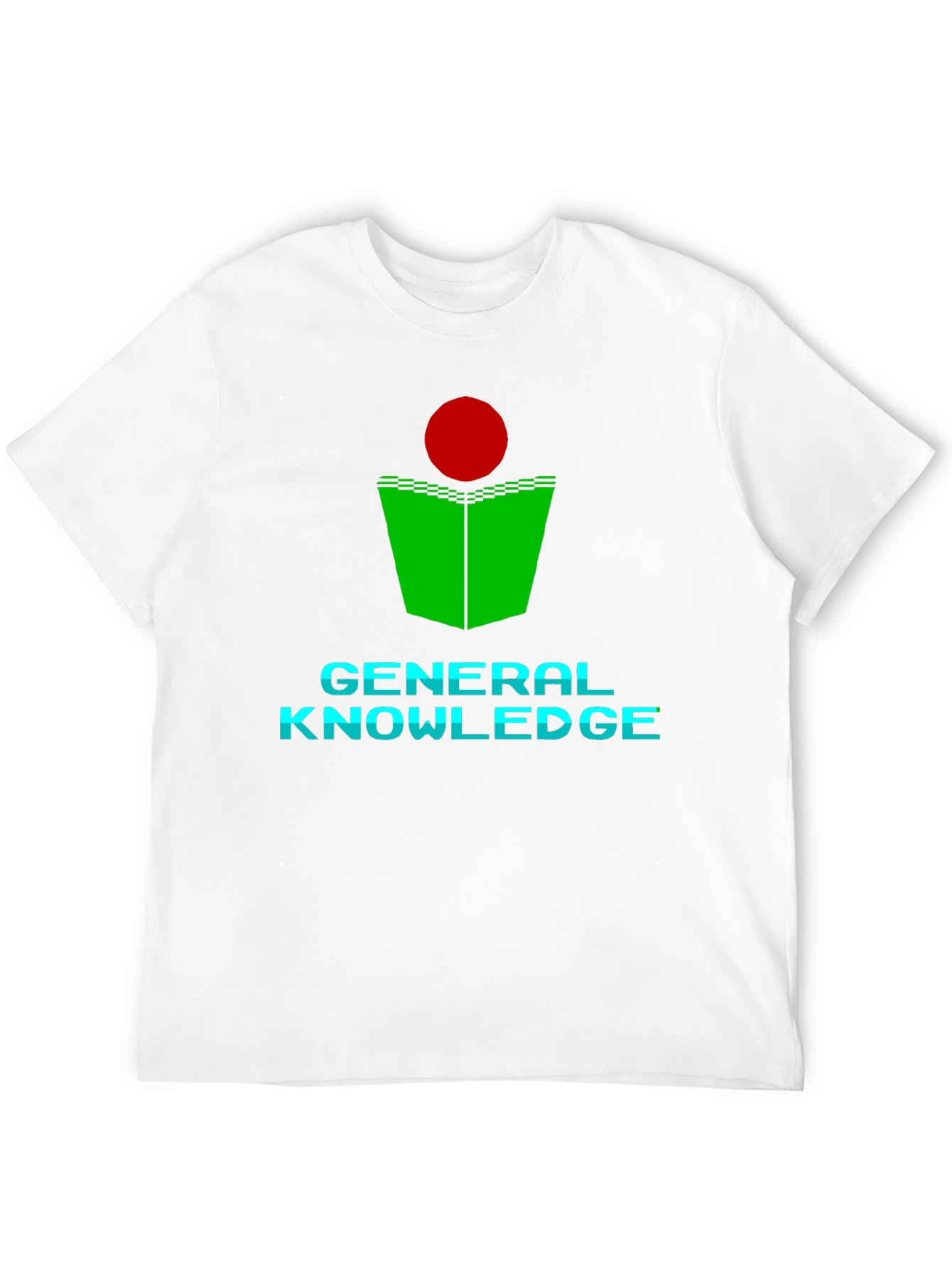 General Knowledge T-Shirt - Green Book Red Dot