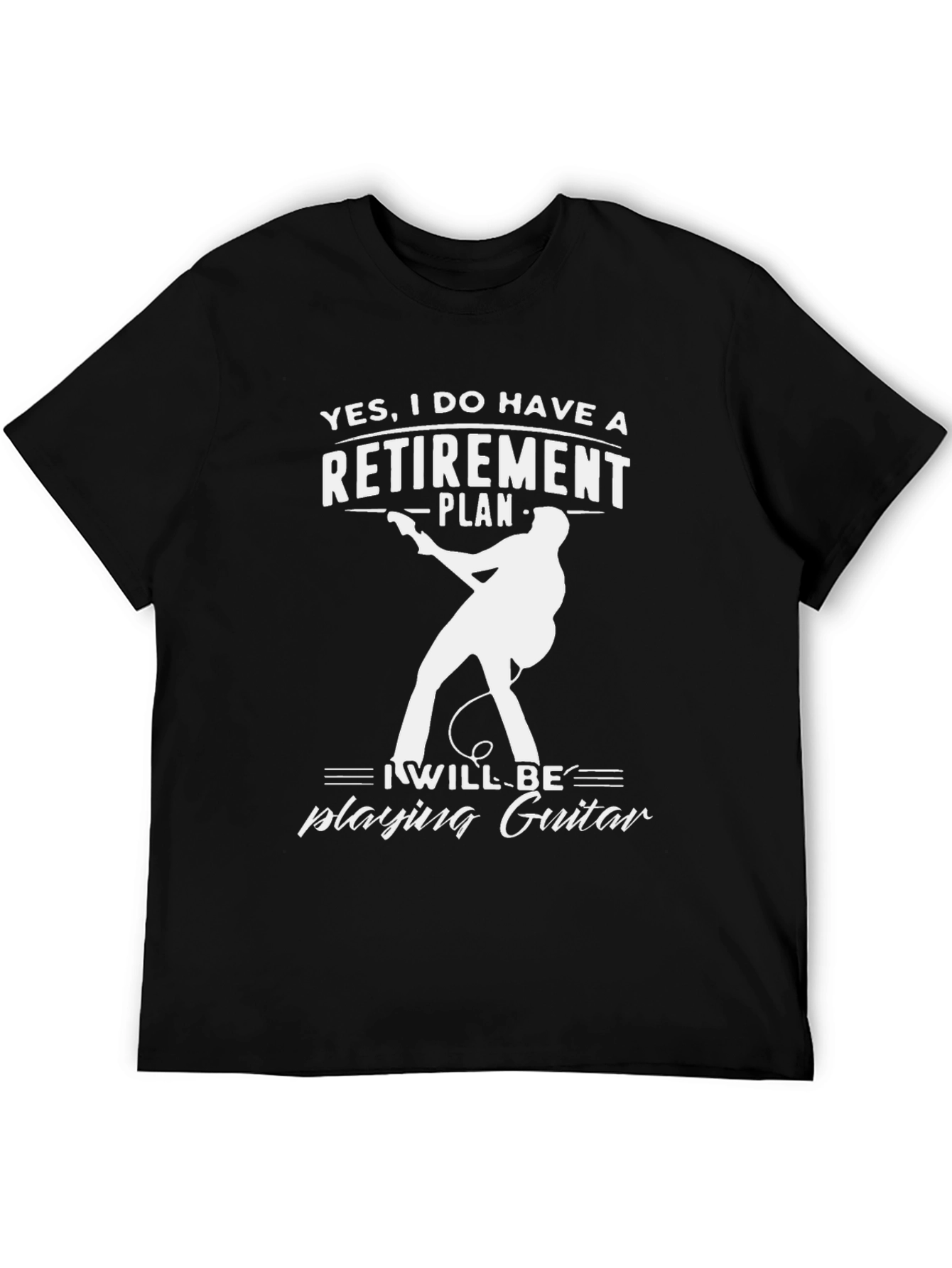 Retirement Guitar T-Shirt - Musician Gift